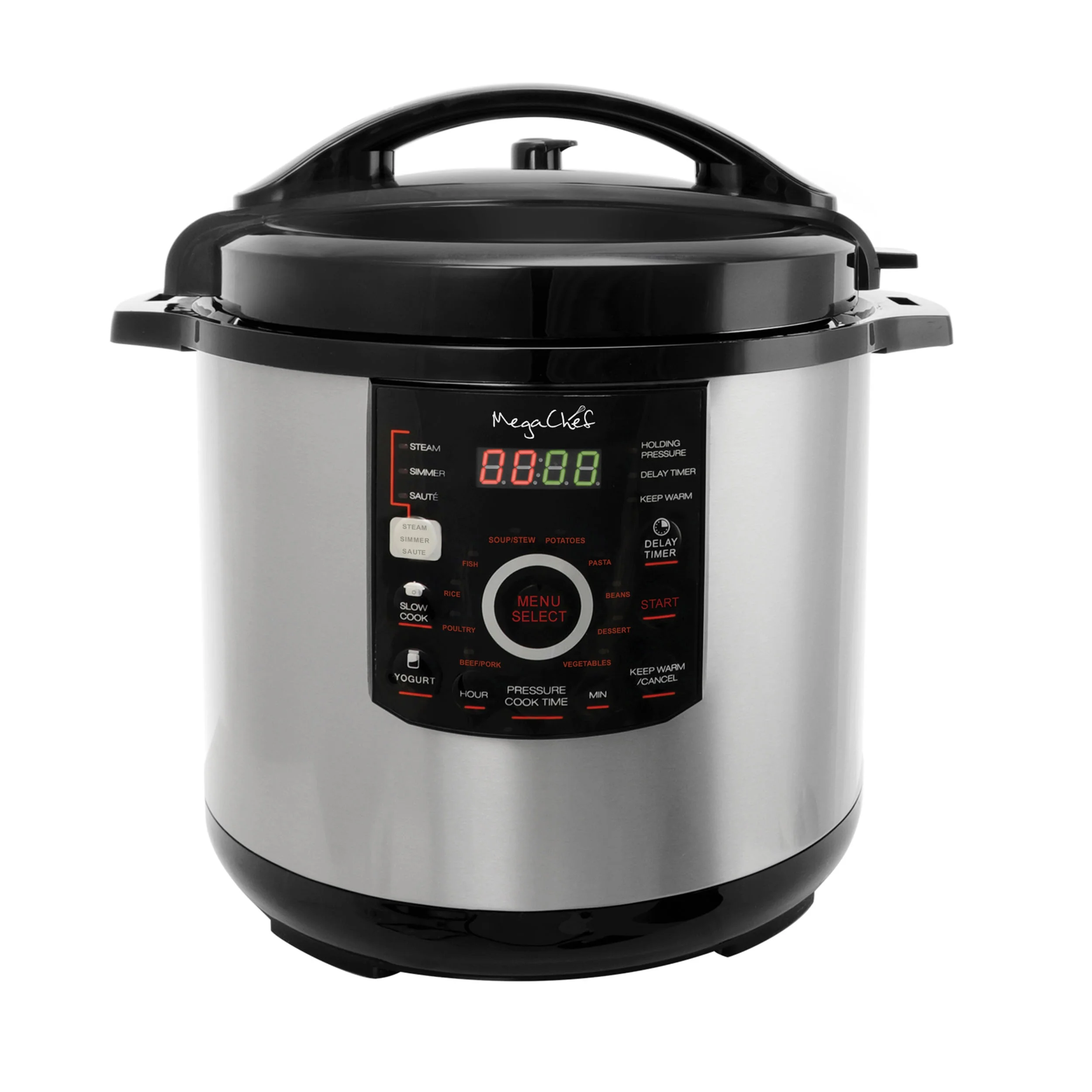 Megachef 8-Quart Digital Pressure Cooker, 15" x 15" - Image 2