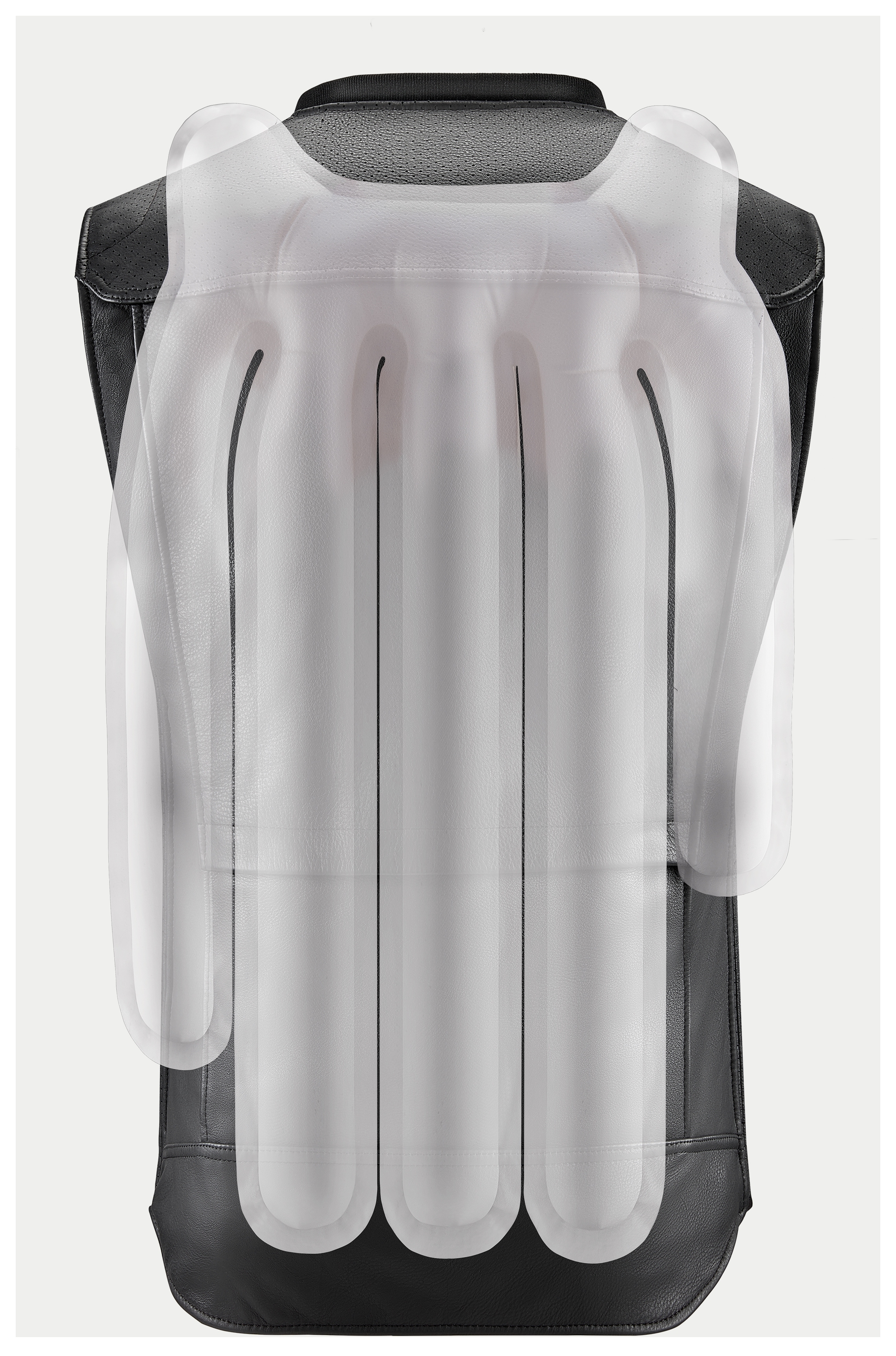 SportsBikeShop Alpinestars Tech-Air 3 Leather Vest Airbag System Black / MD [Open Box]