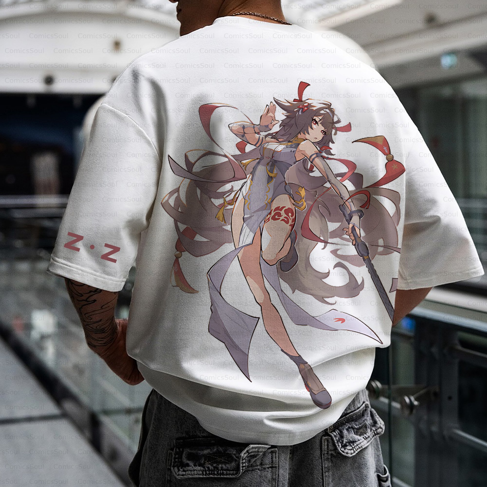 Unisex Anime Inspired Vintage T-Shirt