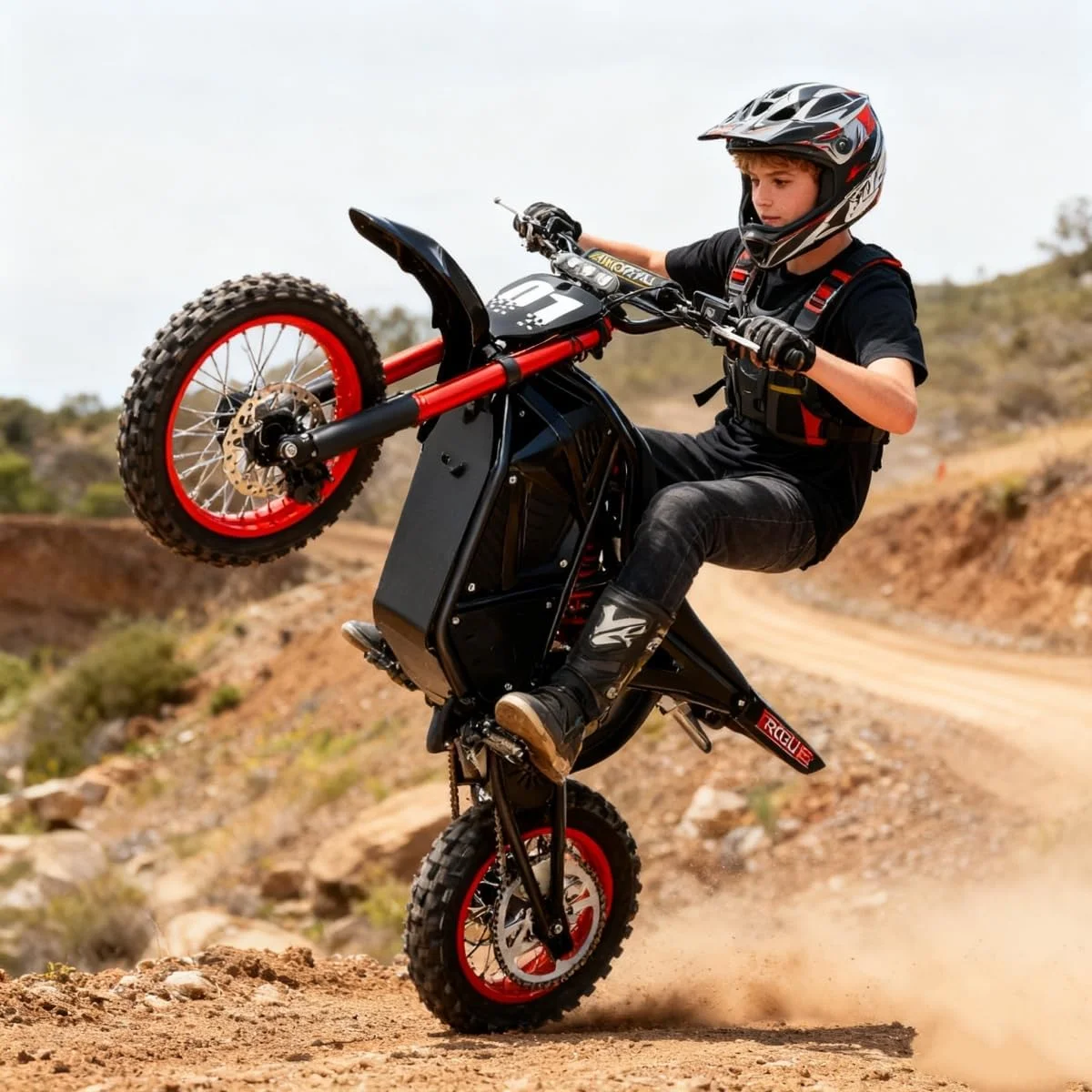 GT73 PRO 338 NM Electric Dirt Bike for Adults,3000W(Peak)Dual Motor 50Mph Max Speed,60V 50MPH 36.4AH Dual Battery Ebike,85 Miles Range, 25" Motorcycle Tires, All-Terrain for Mountain, Snow, UL2849 - Image 11