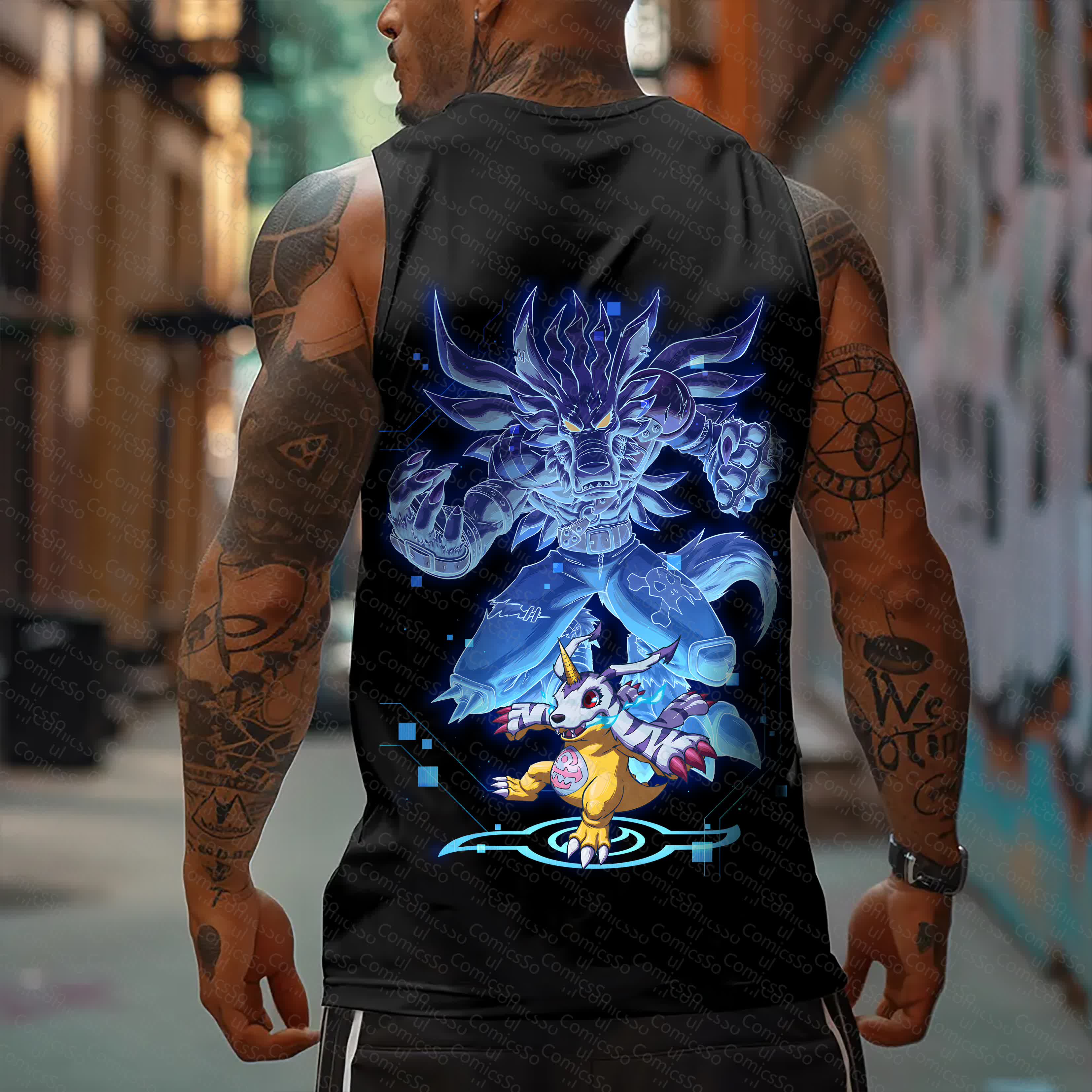 Unisex  “Comicssoul” Casual Anime  Tank Top