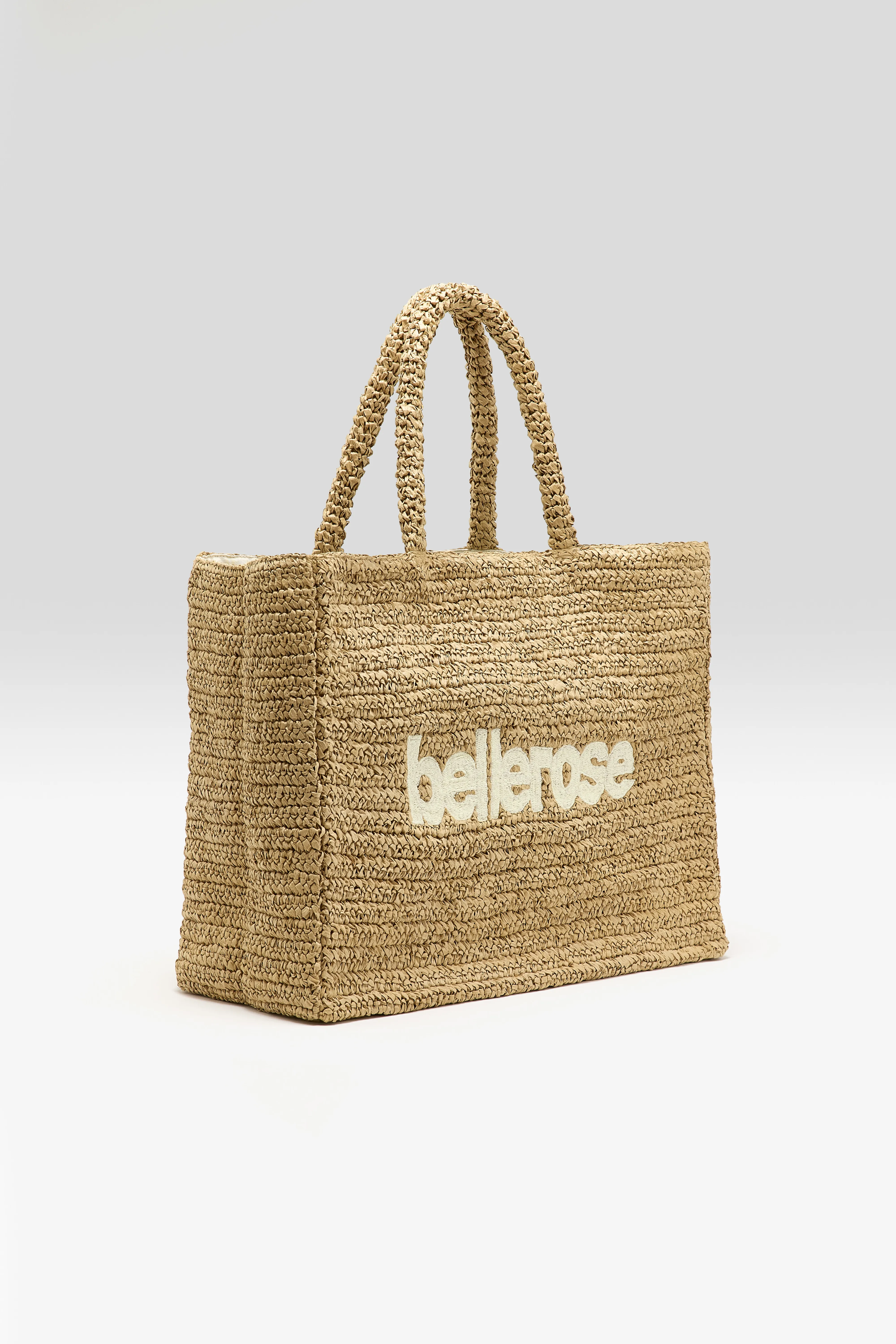 Bellerose Itop straw shopping bag (261 / W / NATURAL)