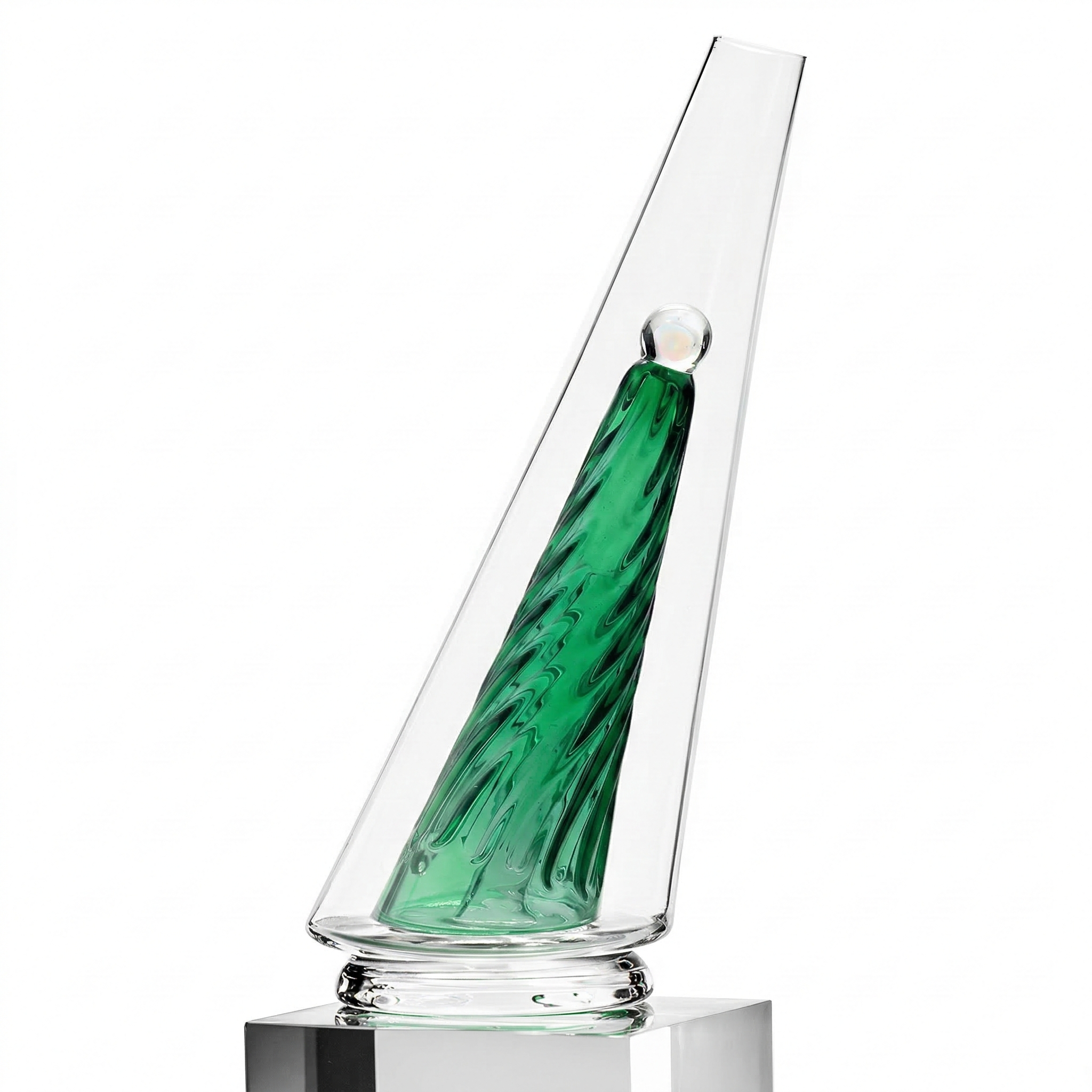 Prism Triangle — Stable Base Glass for Puffco