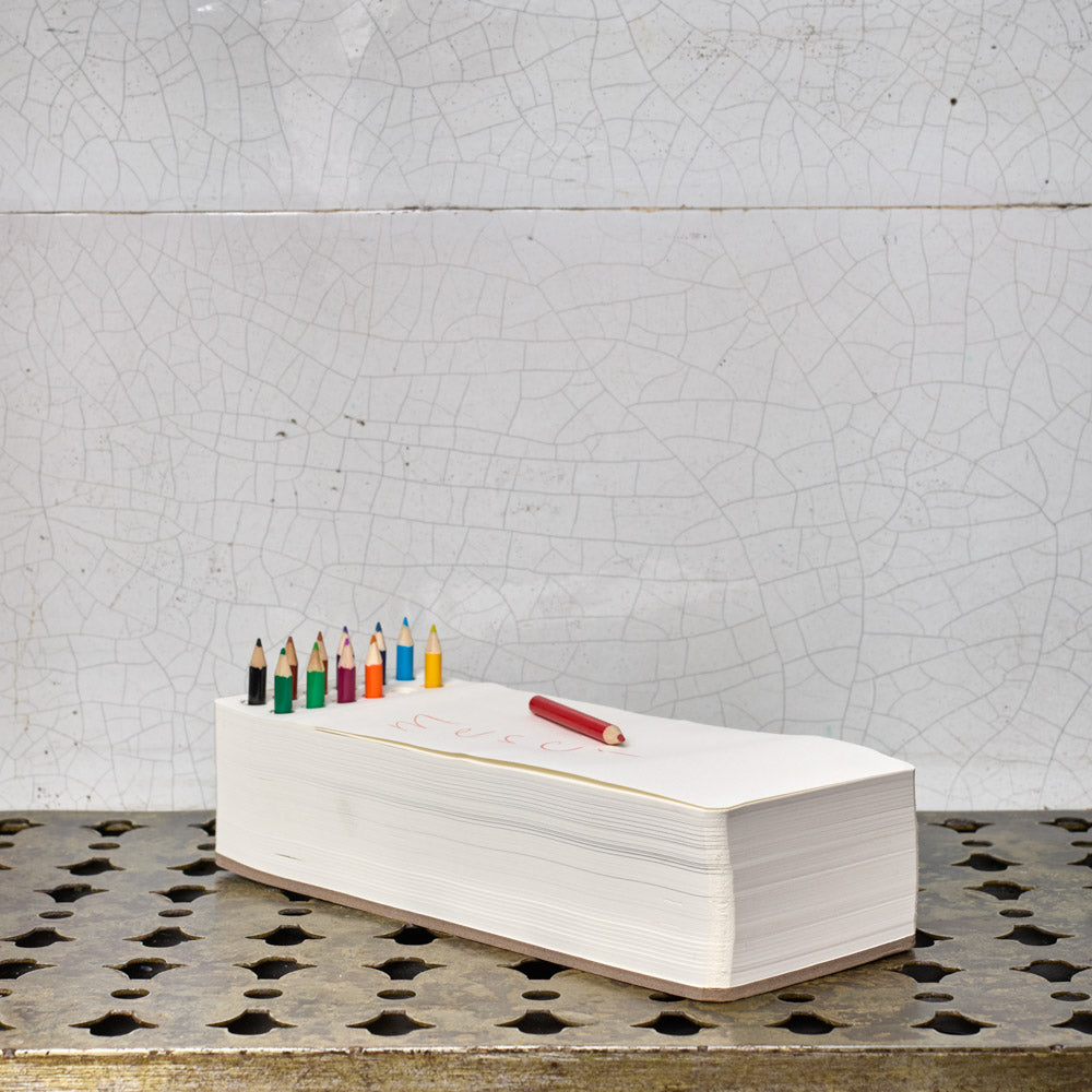 Set - bloc à dessin et crayons de couleurs