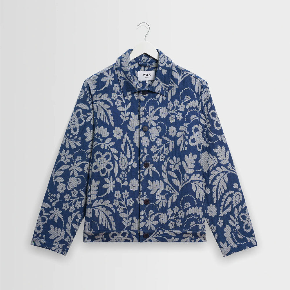 Wax London - Veste Iggy - Bleu Ecru