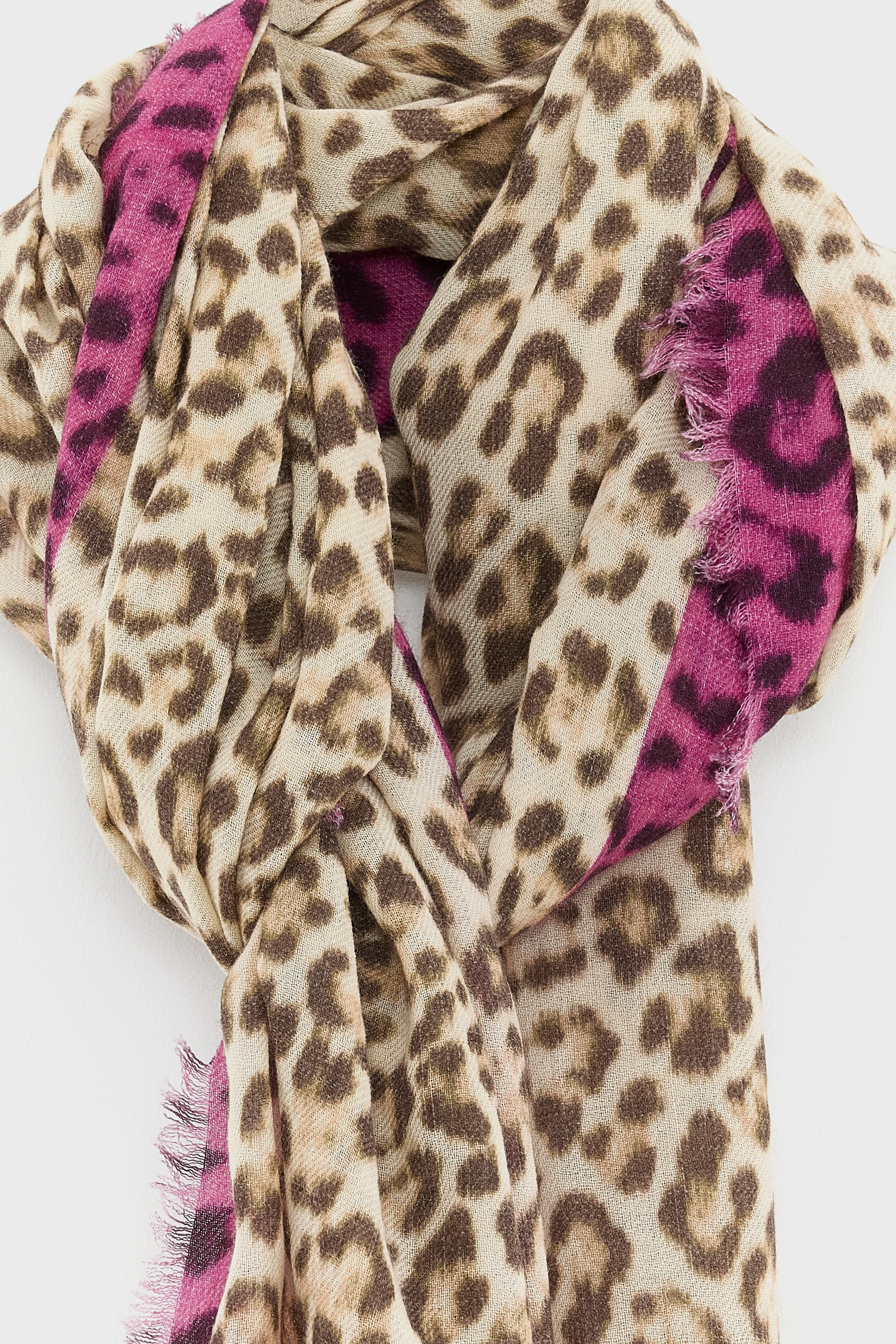 Bellerose Sowo leopard-print scarf (261 / W / DISPLAY A)