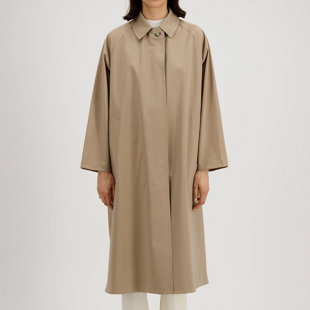 Harris Wharf London - Manteau Balmacaan - Tan
