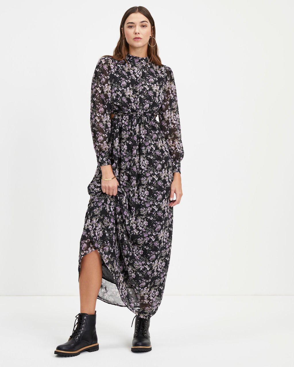 Making Dreams Come True Floral Cutout Maxi Dress - FINAL SALE - Se7enfashion