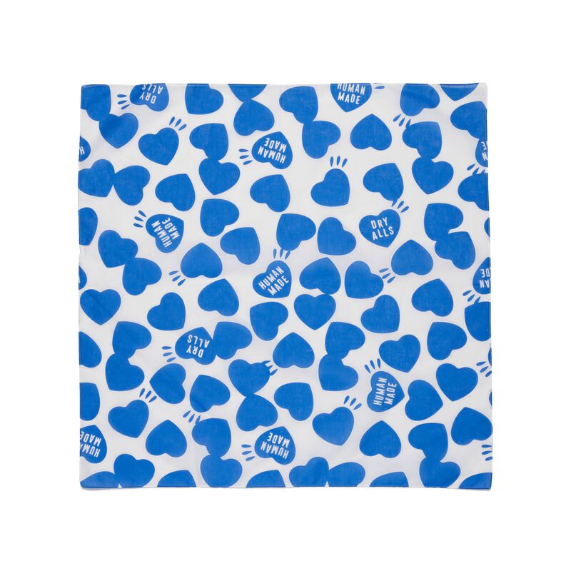 HUMAN MADE HEART BIG BANDANA