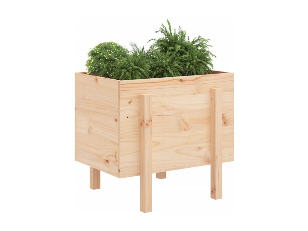 Decoratodo madera maciza de pino 62x50x57 cm