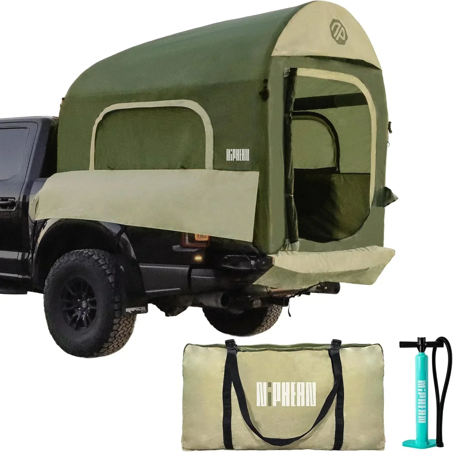 Inflatable Pickup Truck Bed Tent, 3 Person, 5.5ft-8ft Inflatable Pickup Truck Bed Tent, 3 Person, 5.5ft-8ft