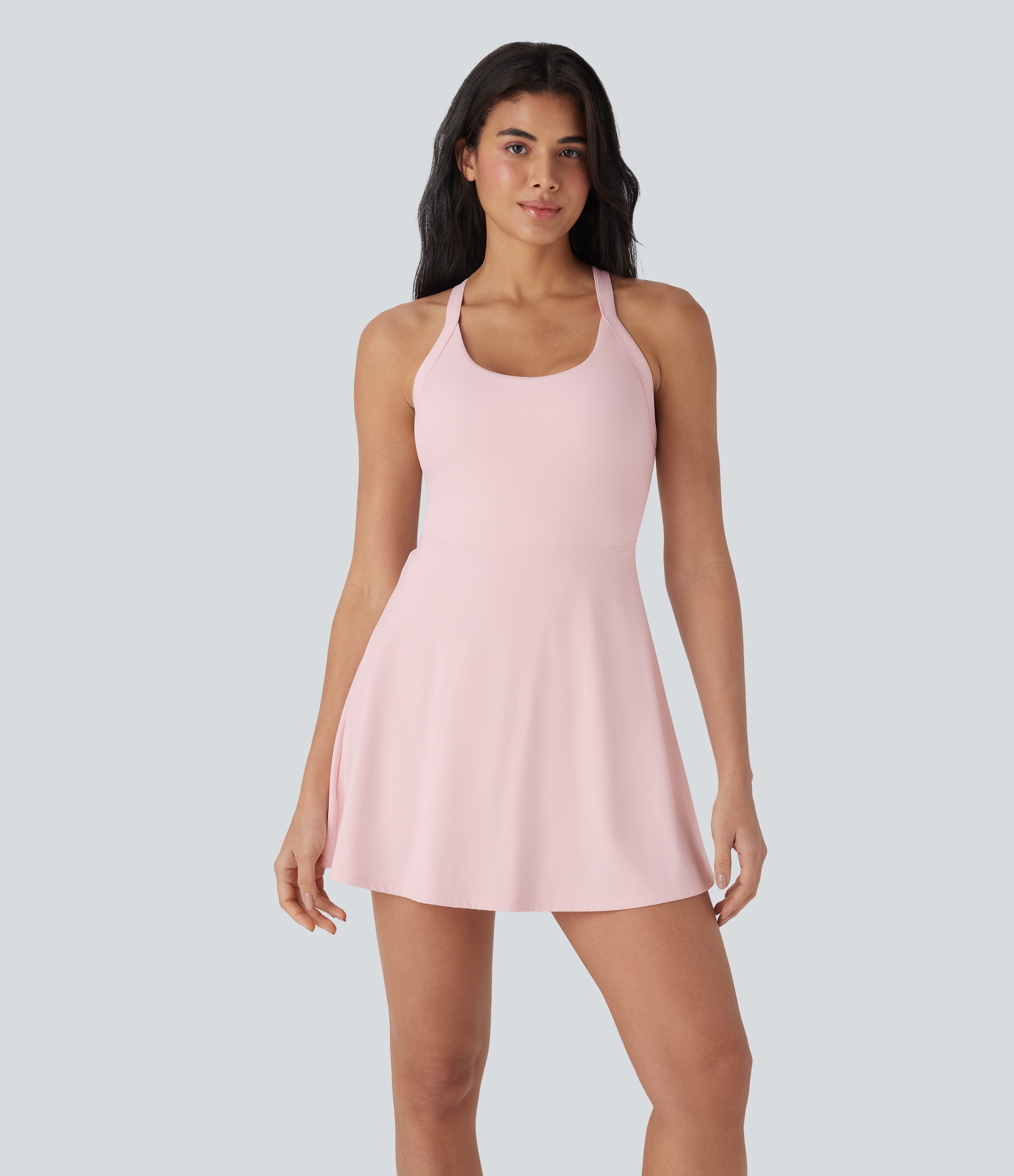 SoftlyZero™ Airy Backless Twisted InstantCool Dance Active Dress-Easy Peezy Edition