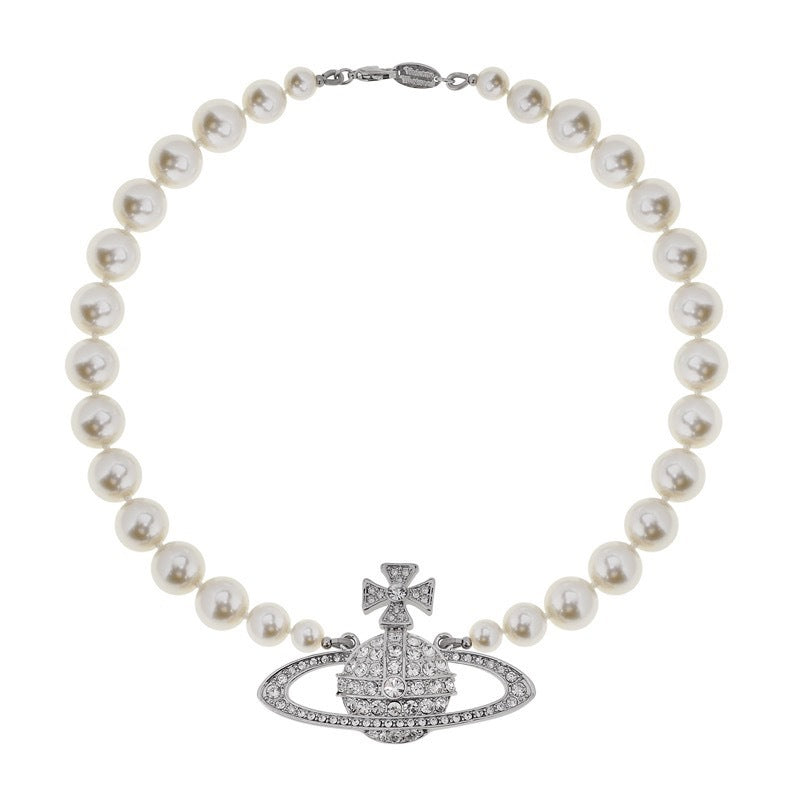 Vivienne Westwood Large Saturn Necklace - Original Replica Club