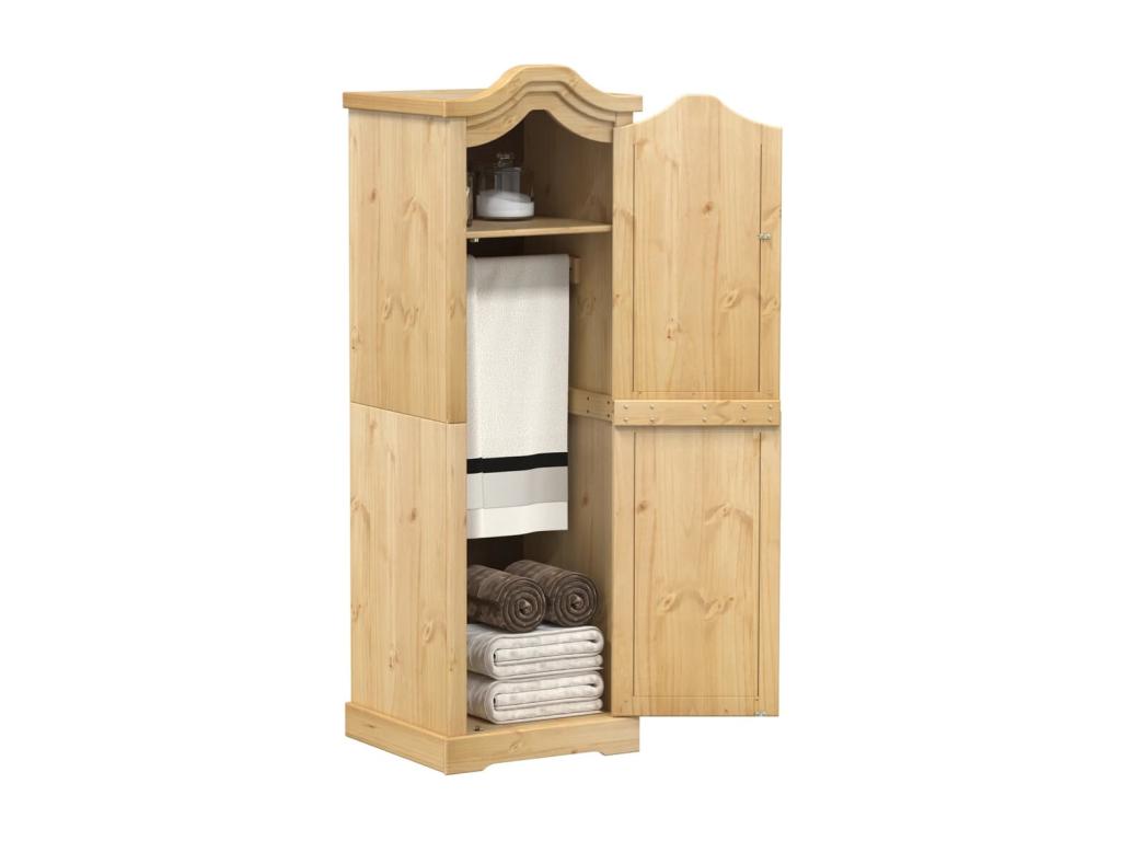 Armario Corona 55x52x170 cm madera maciza de pino