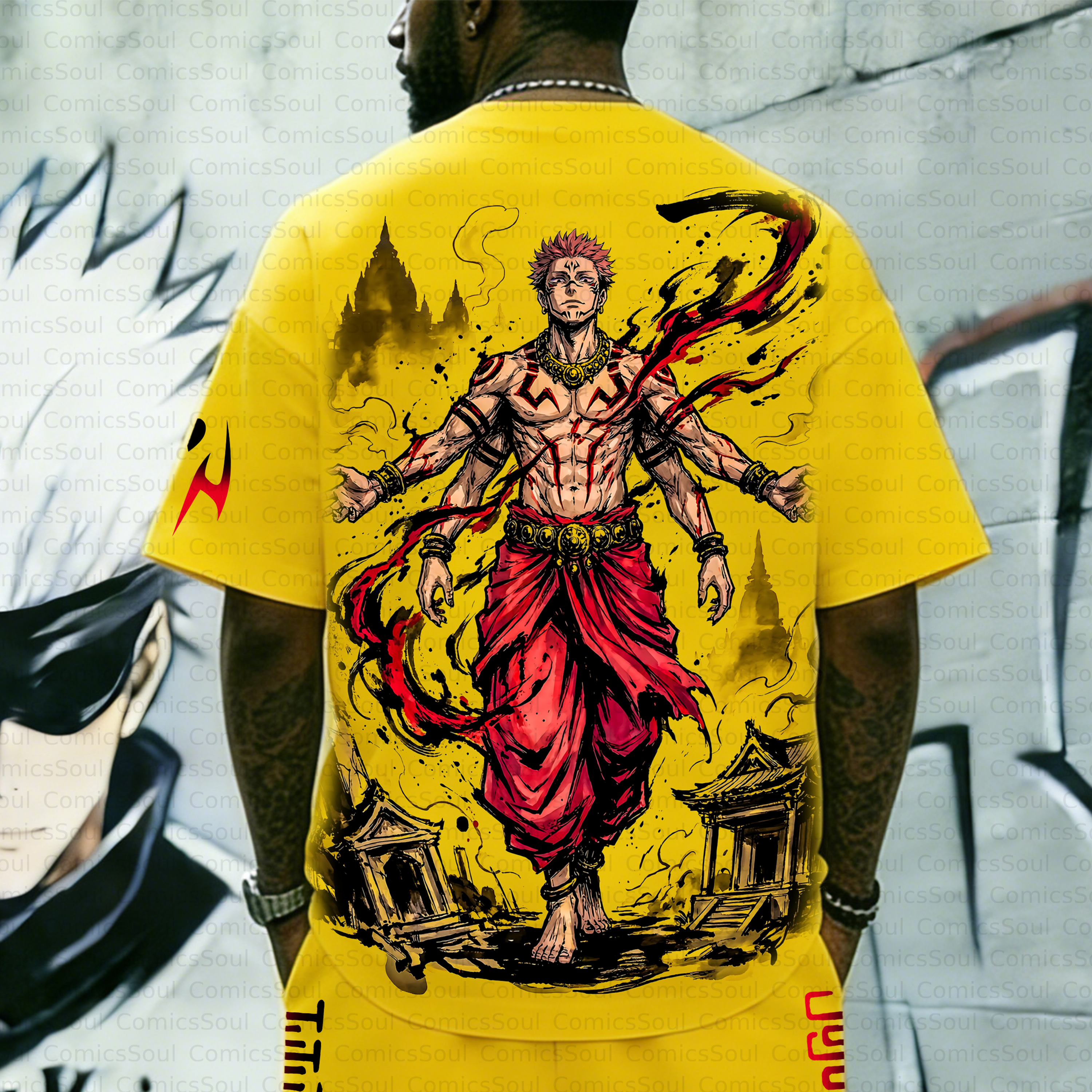 Unisex Anime Inspired Vintage T-Shirt