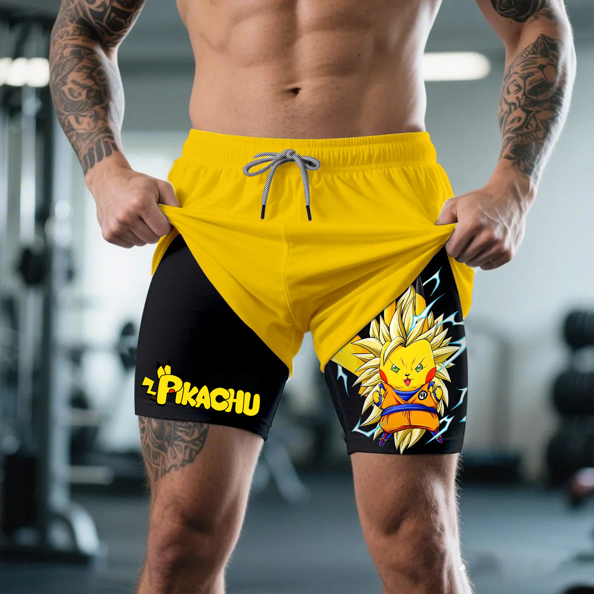 Unisex Casual Anime Streetwear Shorts 丨Pikachu X Comicssoul