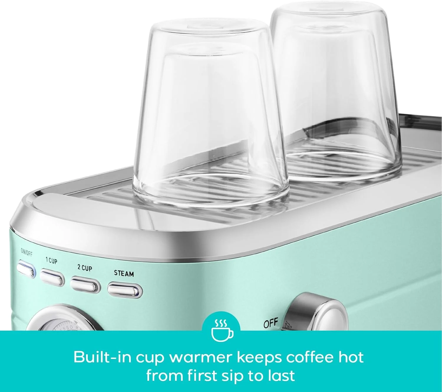 CASABREWS CM5418 20-Bar Espresso Machine and Coffee Maker, Silver - Image 18