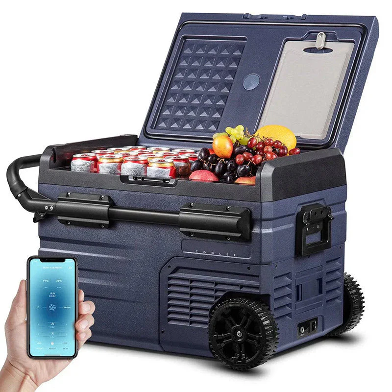 12 Volt 37 Qt. Portable Car Refrigerator, Car Freezer for Outdoor, Camping, Travel, RV,APP Control