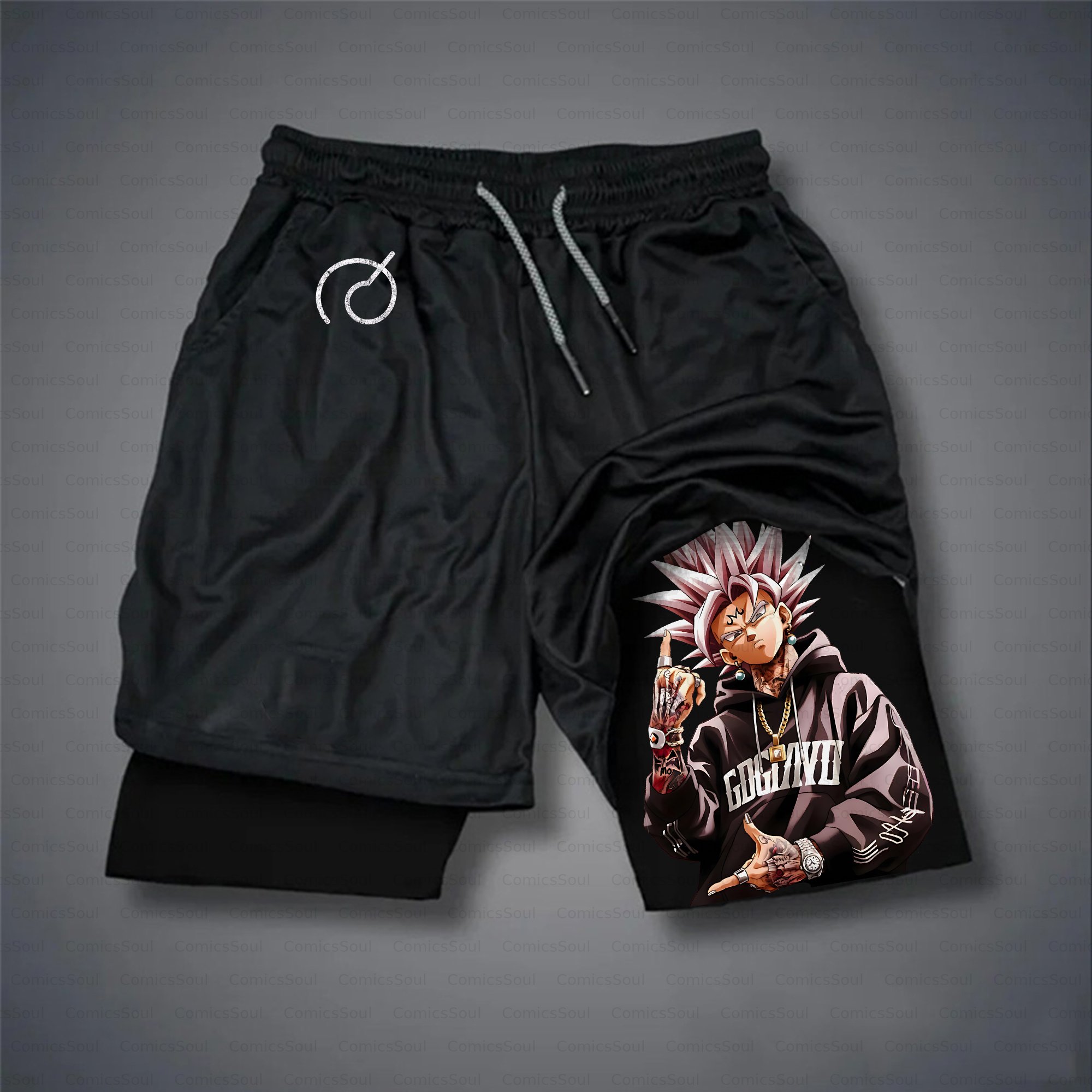 Unisex Casual Anime Streetwear Gym Shorts