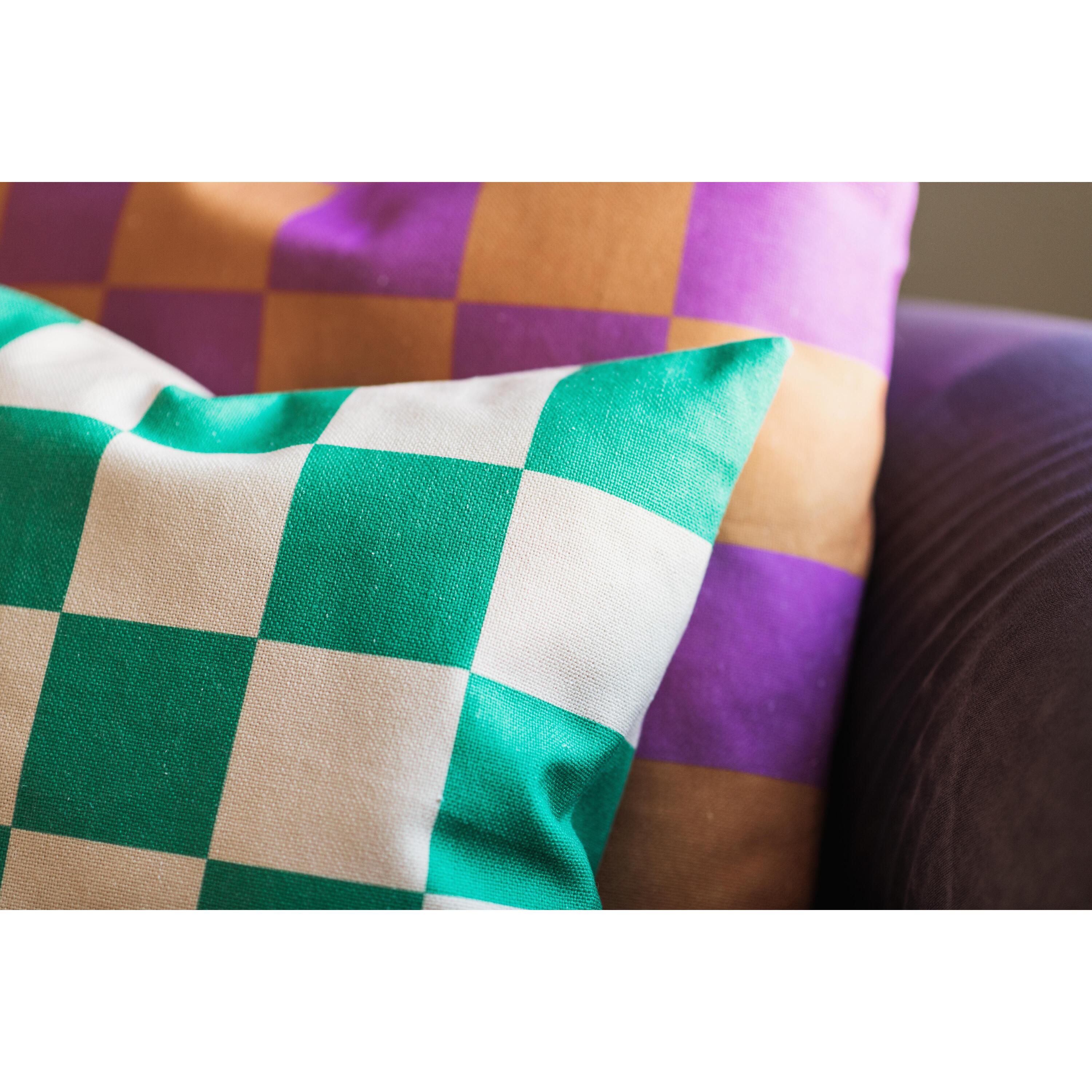FÉST Checks kussen 45x45 Green Sand