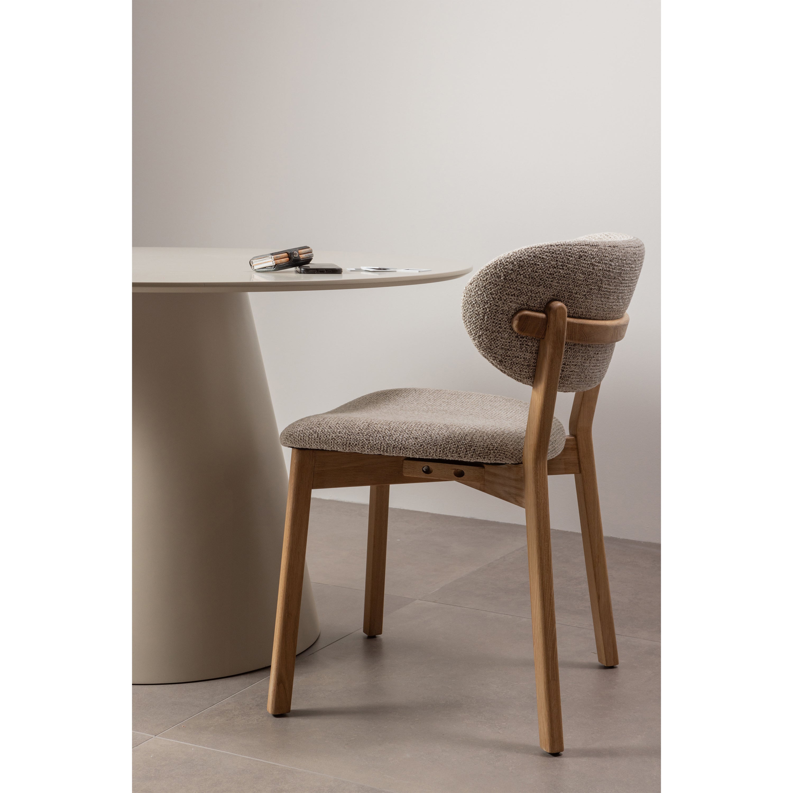 WOOOD Udar Eetkamerstoel - Naturel Eiken