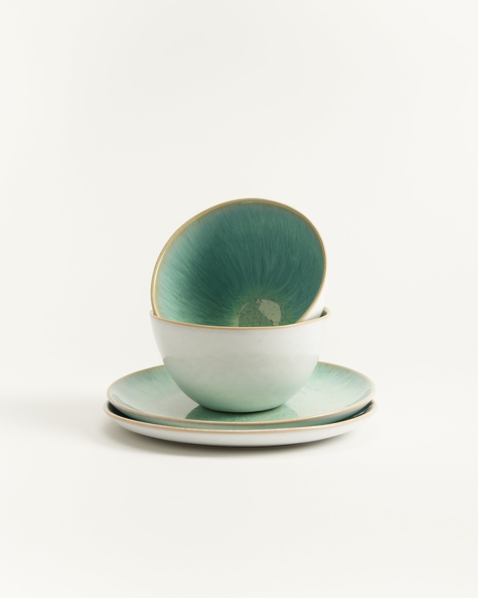 Areia Frühstücks-Set classic mint 4-teilig