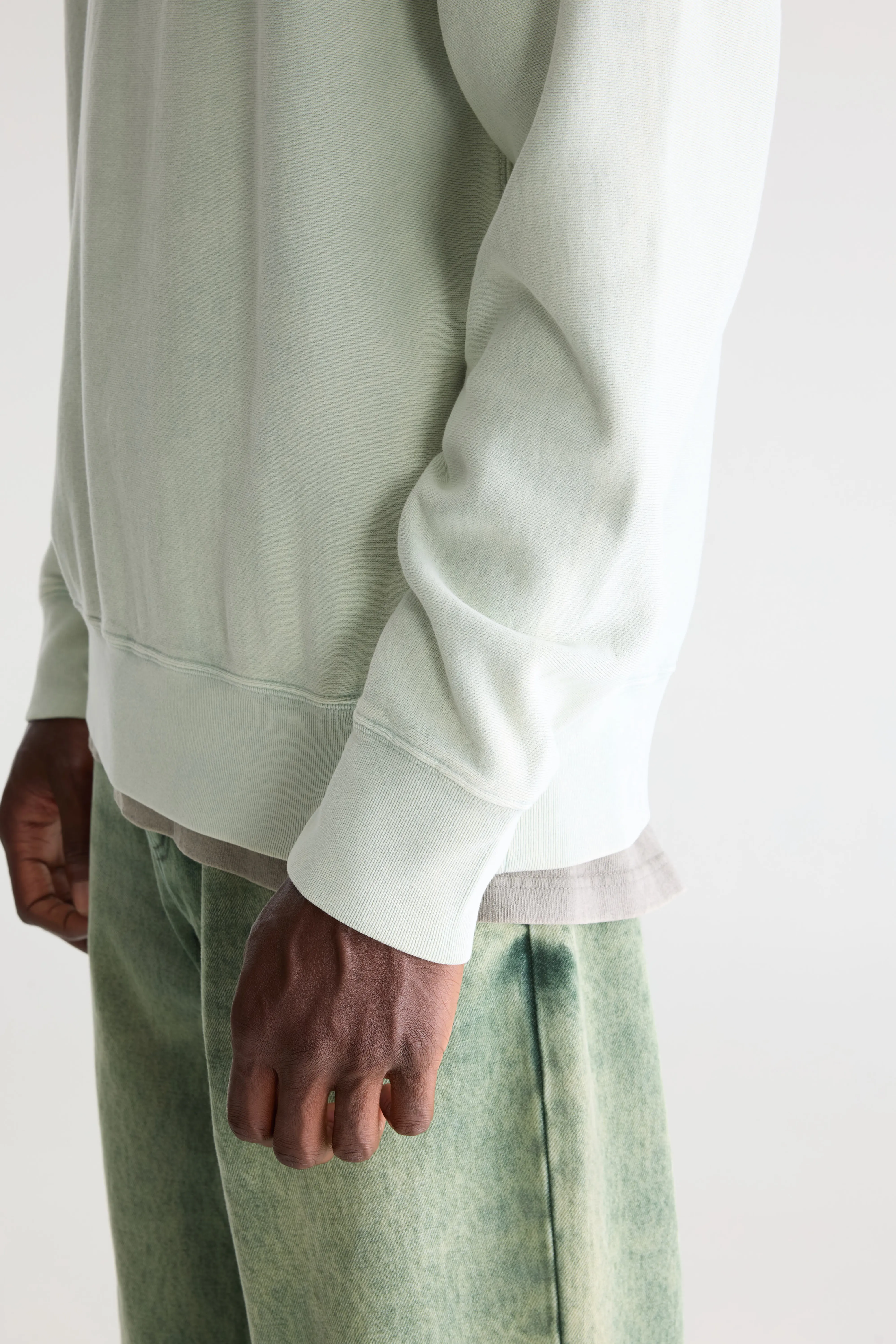 Bellerose Flake crewneck sweatshirt (261 / M / AQUA)