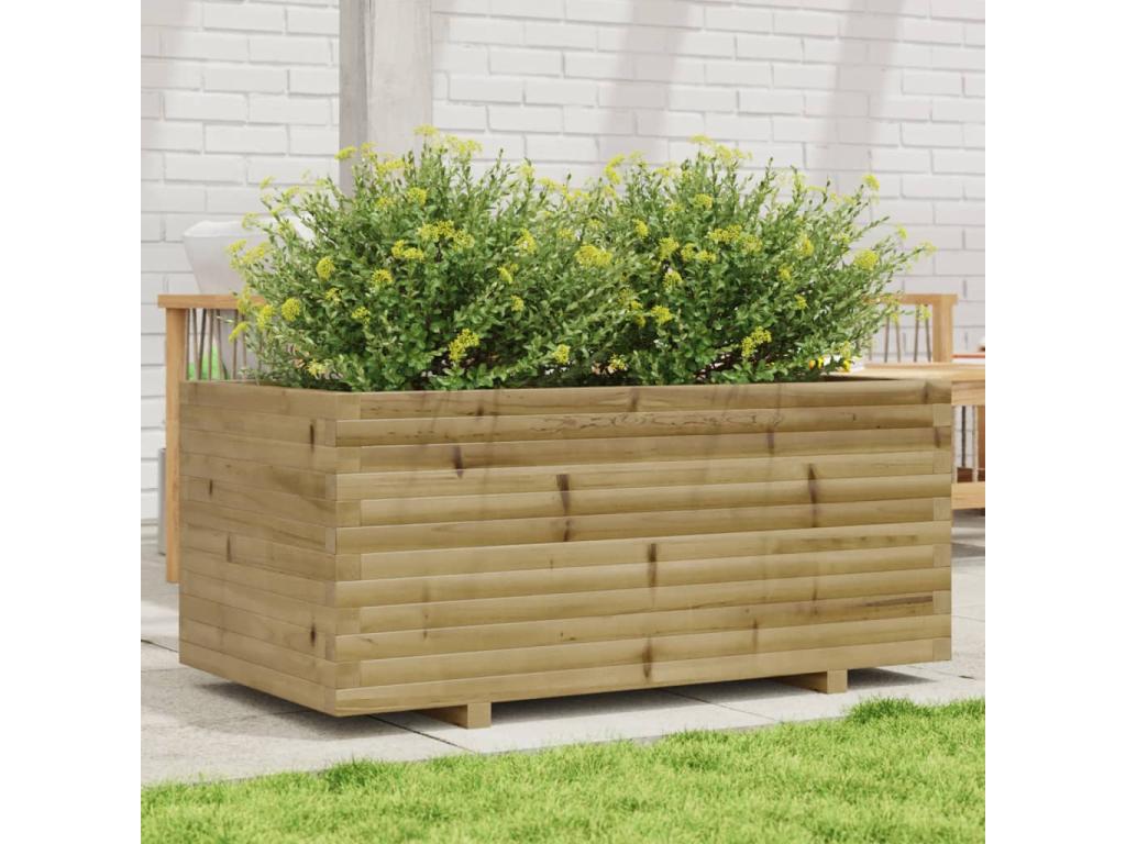Decoratodo madera de pino impregnada 110x60x49,5 cm