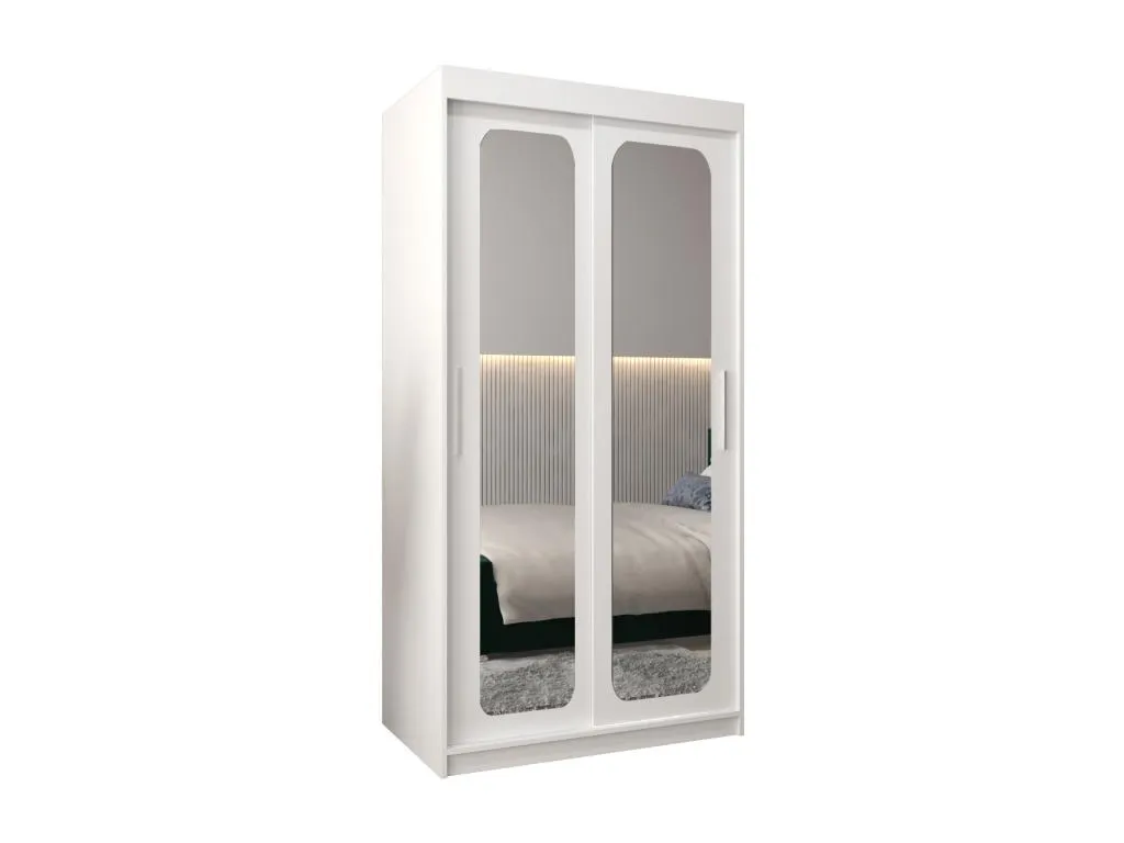 ARMARIO Mobtrendy T3 DE PUERTAS CORREDERAS 200/100/62 2 puertas (blanco/blanco) drwg87261