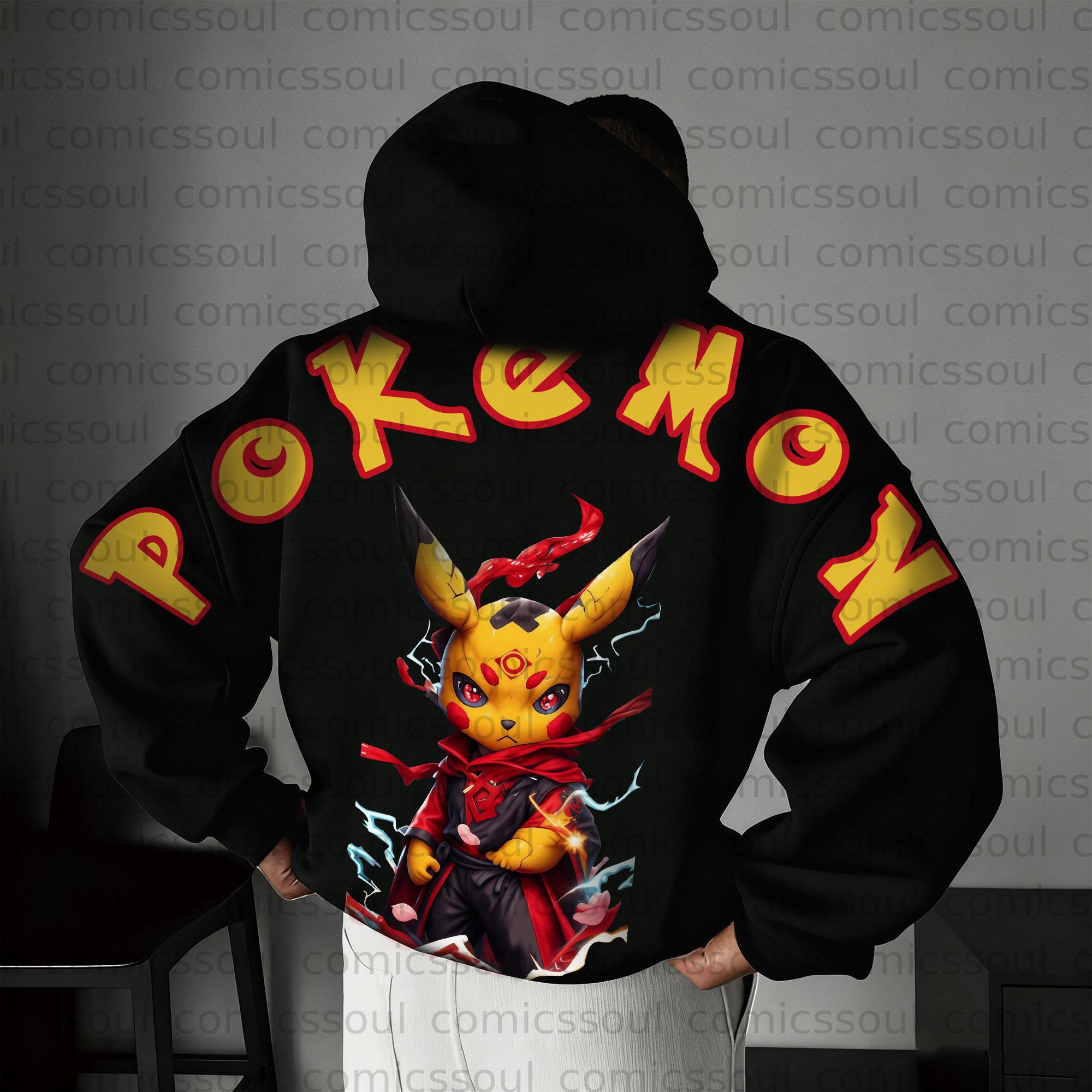 Unisex Anime Graphic Streetwear Vintage Plush Hoodie
