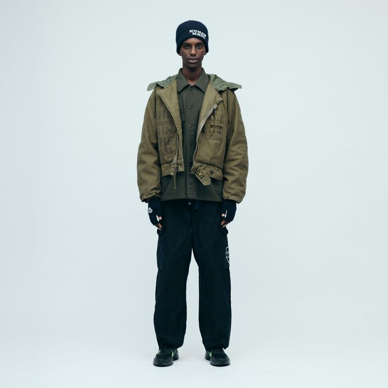 HUMAN MADE HOODED BLOUSON