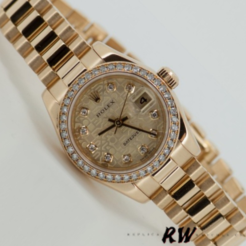 Rolex Datejust 179138 Champagne Jubilee Dial 26MM Lady Replica Watch