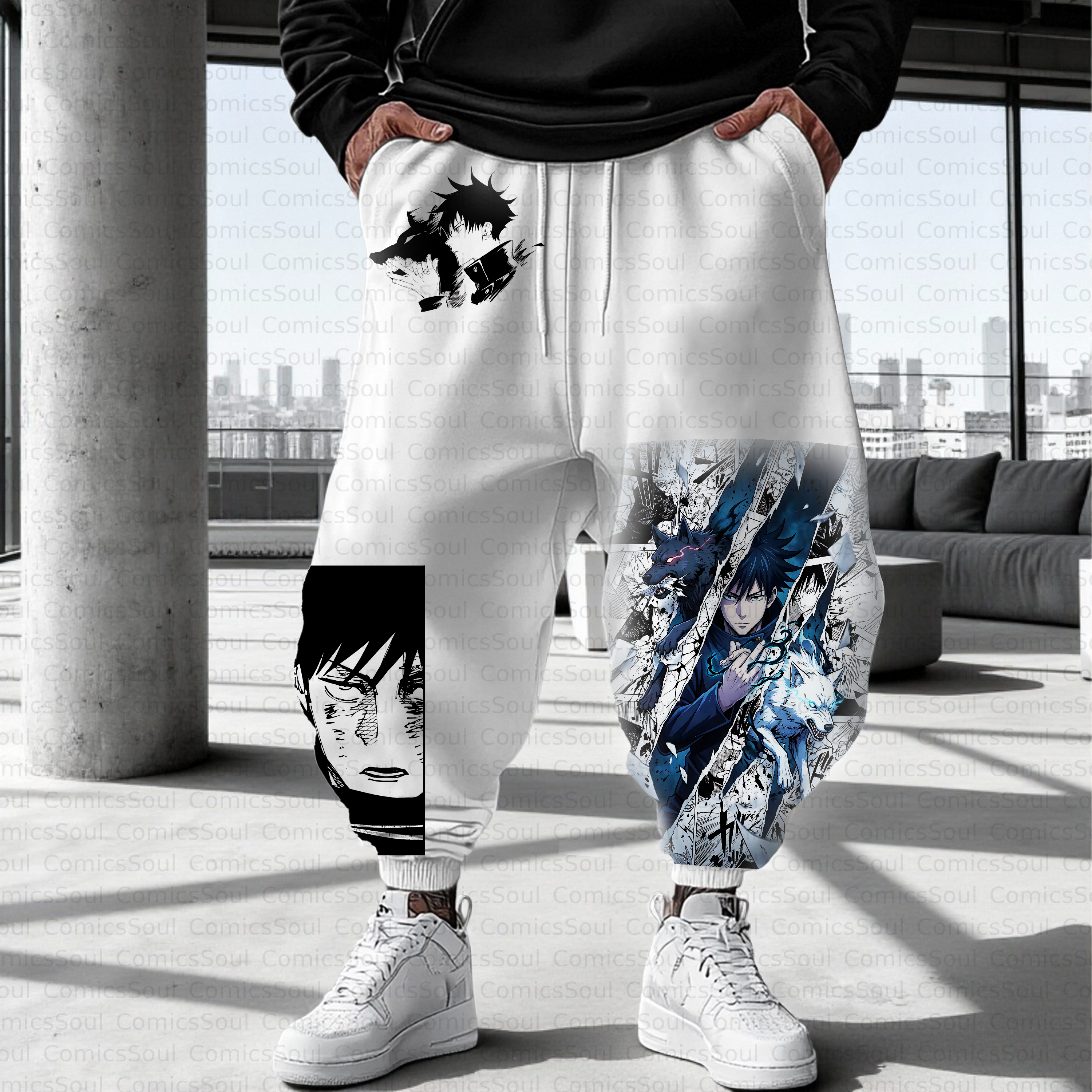 Unisex Casual Anime Streetwear Pant