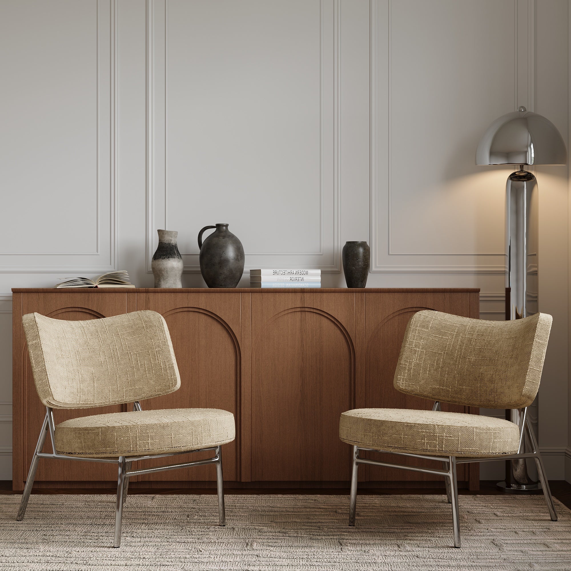 Fauteuil IGGY Fluweel weefsel Mol