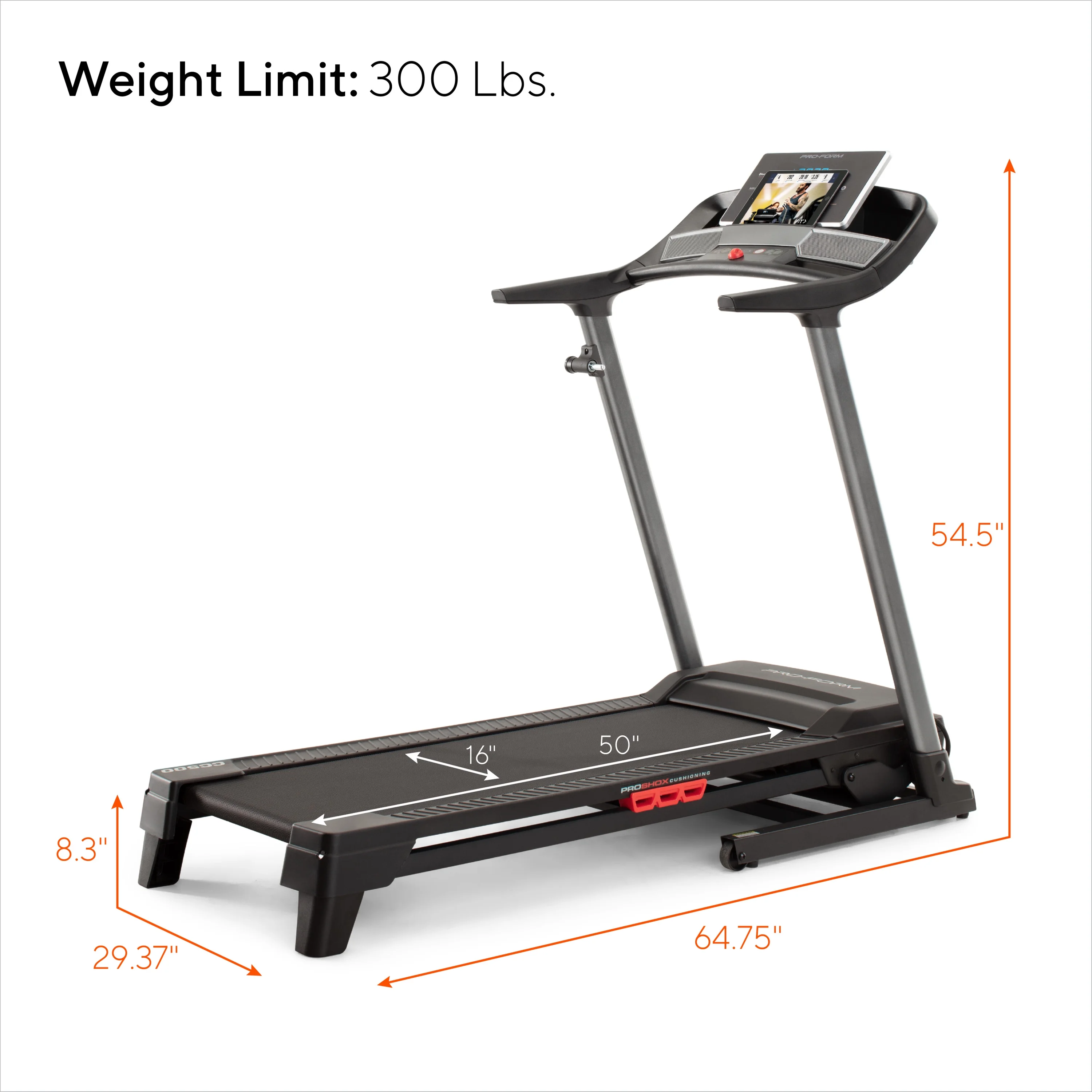 ProForm Cadence Compact 500 Folding Treadmill, Compatible with iFIT Personal Training - Image 2
