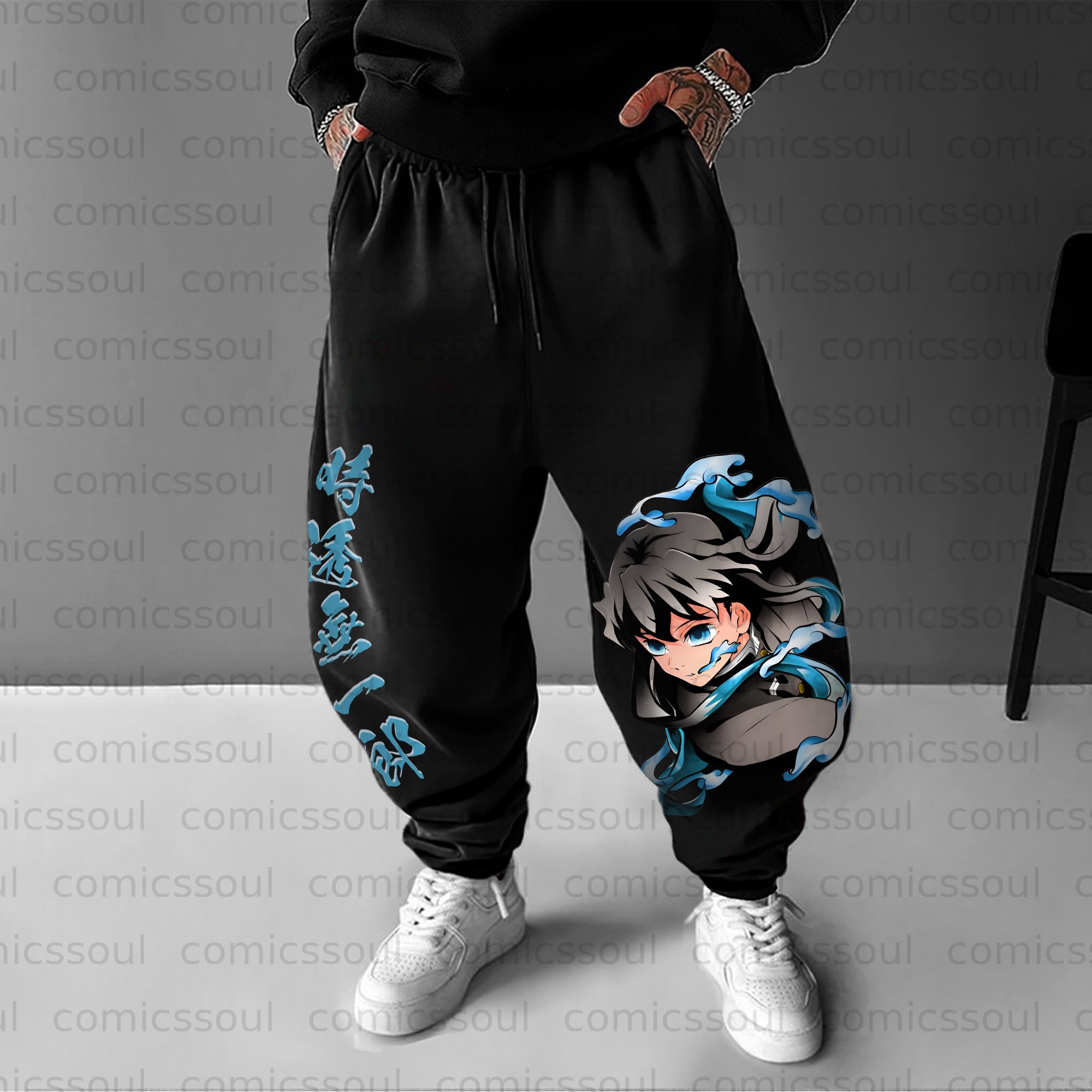 Unisex Anime Inspired Vintage Pants