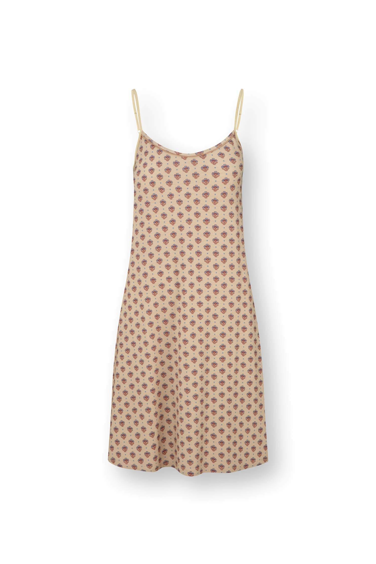 Diezel Sleeveless Nightdress Jaipur Flower Khaki/Blue