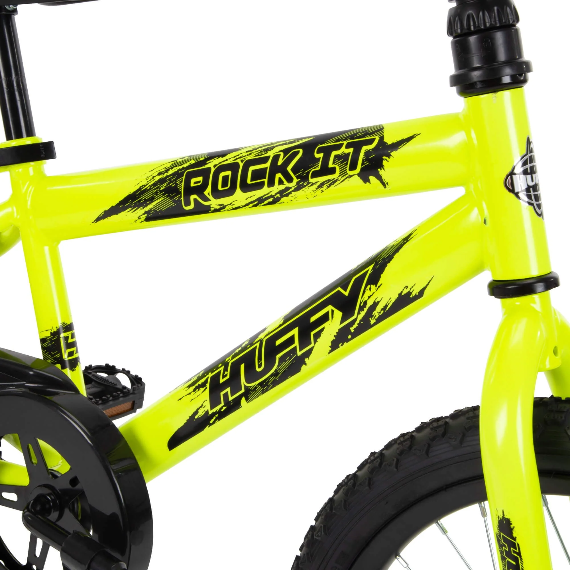 18 in. Rock It Boy Kids Bike, Neon Powder Yellow - Image 11