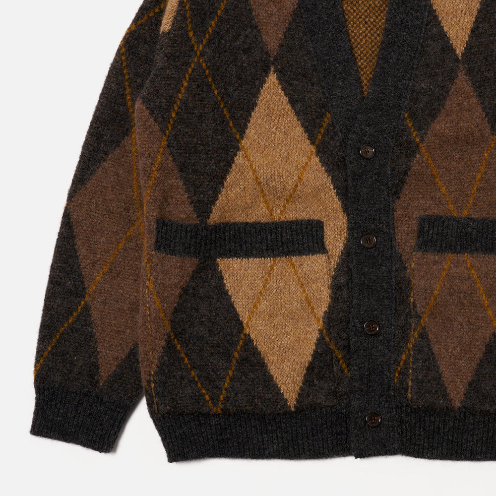 Universal Works - Cardigan Langdale - Marron