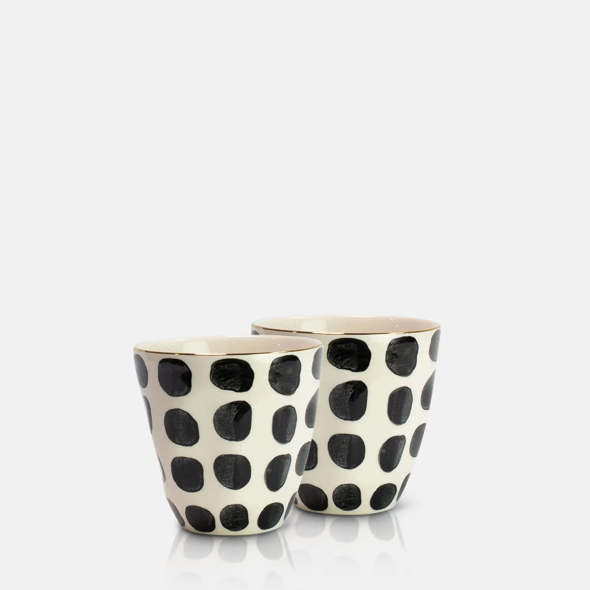 Erna Polka Dot Mug, Set of 2