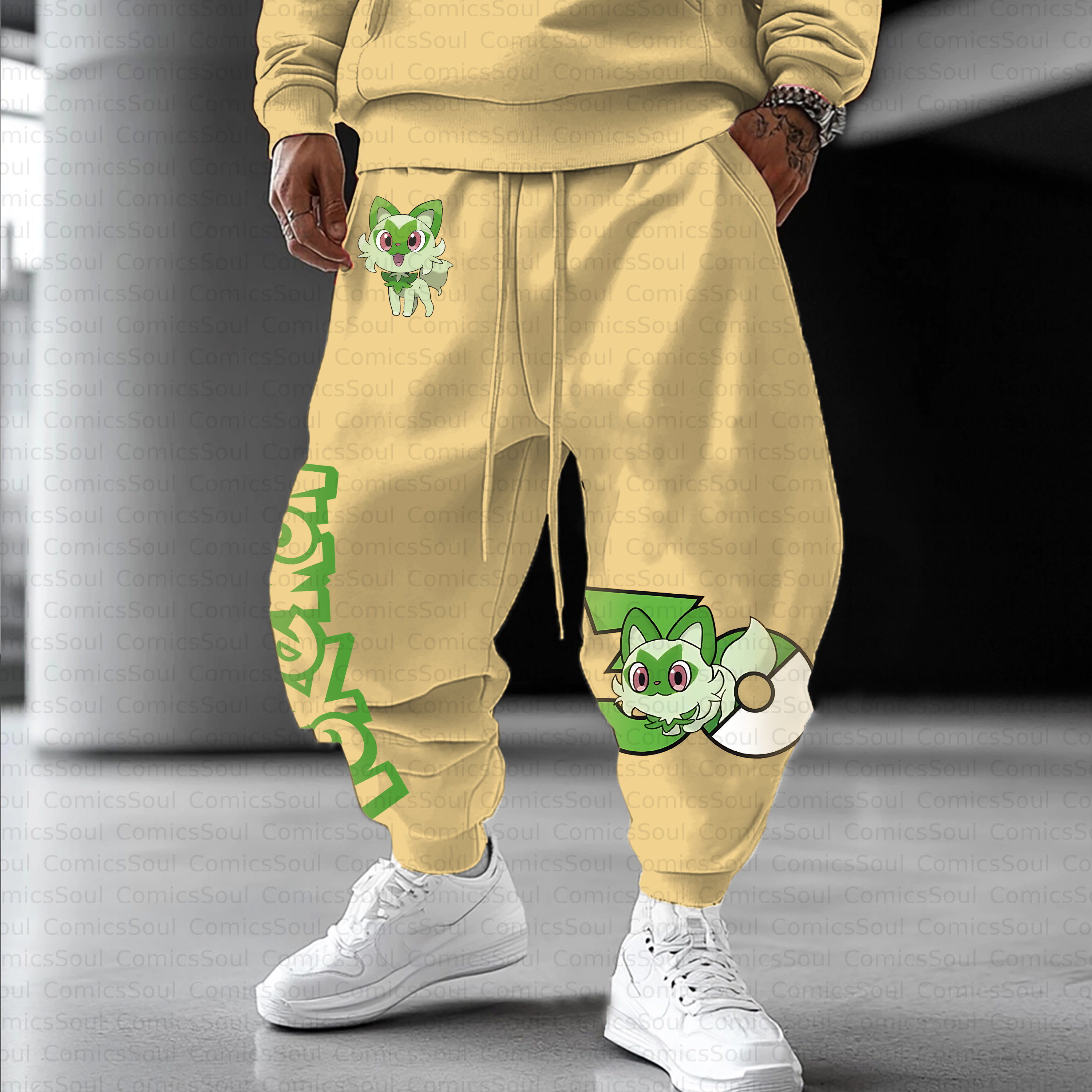 Unisex Casual Anime Streetwear Pant