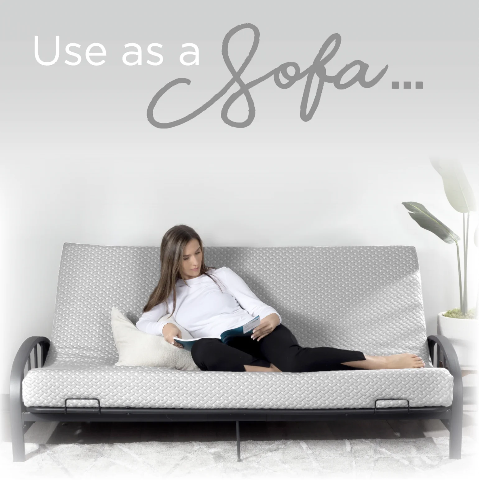 Milliard Memory Foam Futon Mattress - Full Size (Frame Not Included) (Black), 71"52"x6" - Image 18