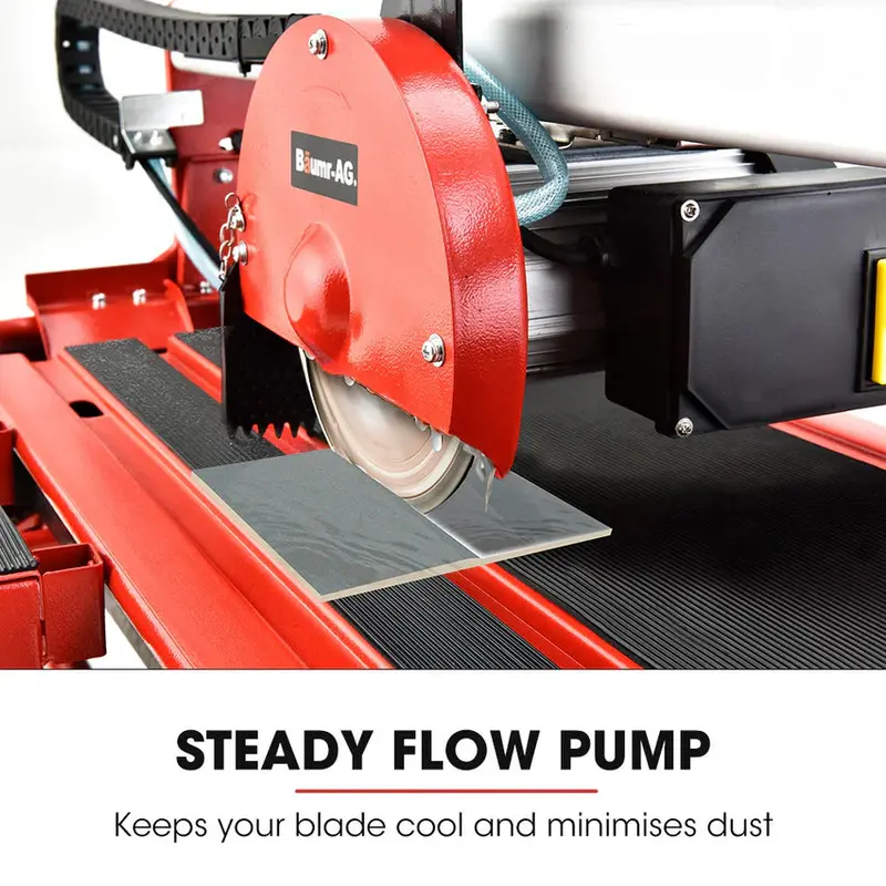 BAUMR-AG Wet Tile Saw, 800W, 200mm Blade, 720mm Max Cut - BTS210 - Image 4 BAUMR-AG Wet Tile Saw, 800W, 200mm Blade, 720mm Max Cut - BTS210 - Image 4