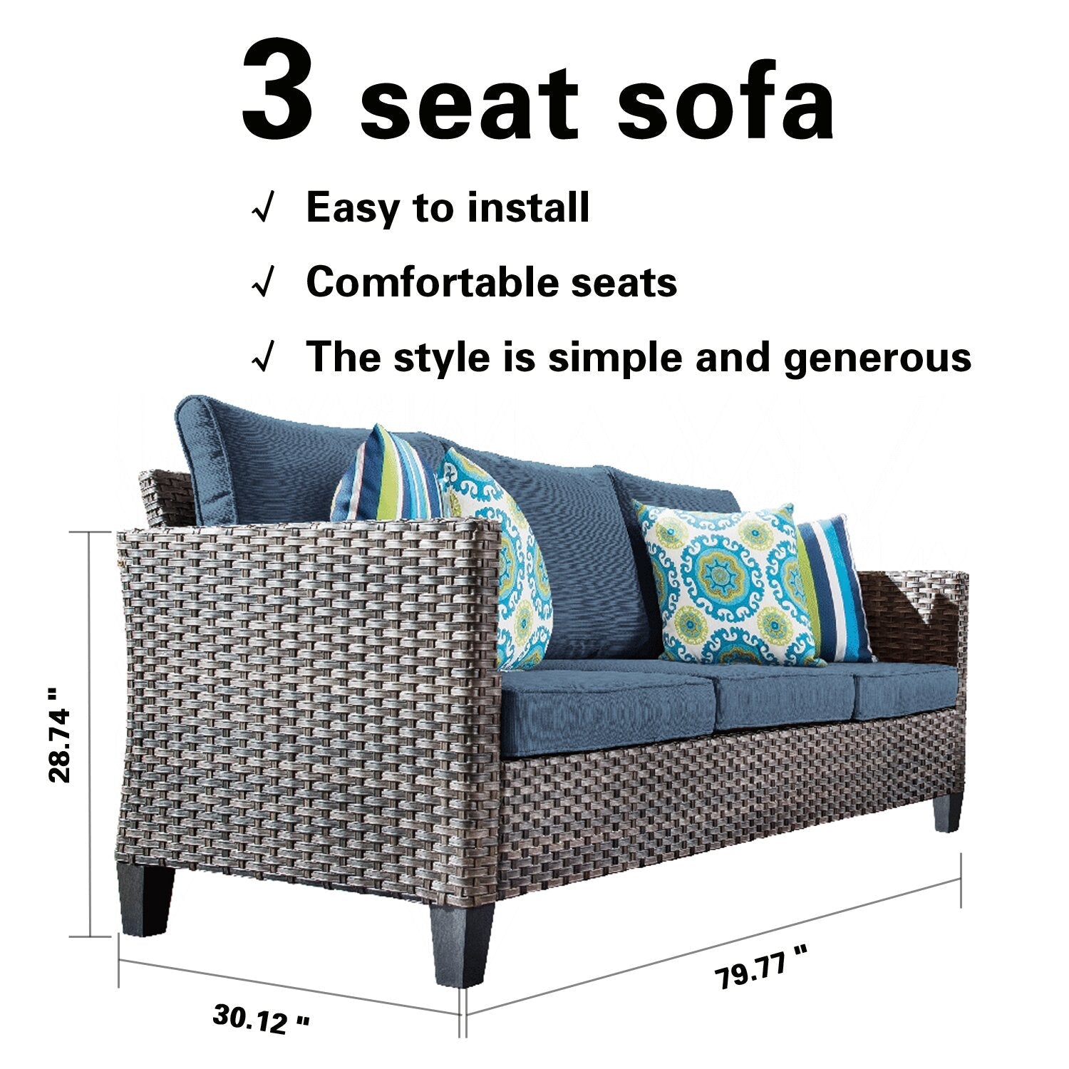 Burhans 5 - Person Seating Group with Cushions?(Set of 5)