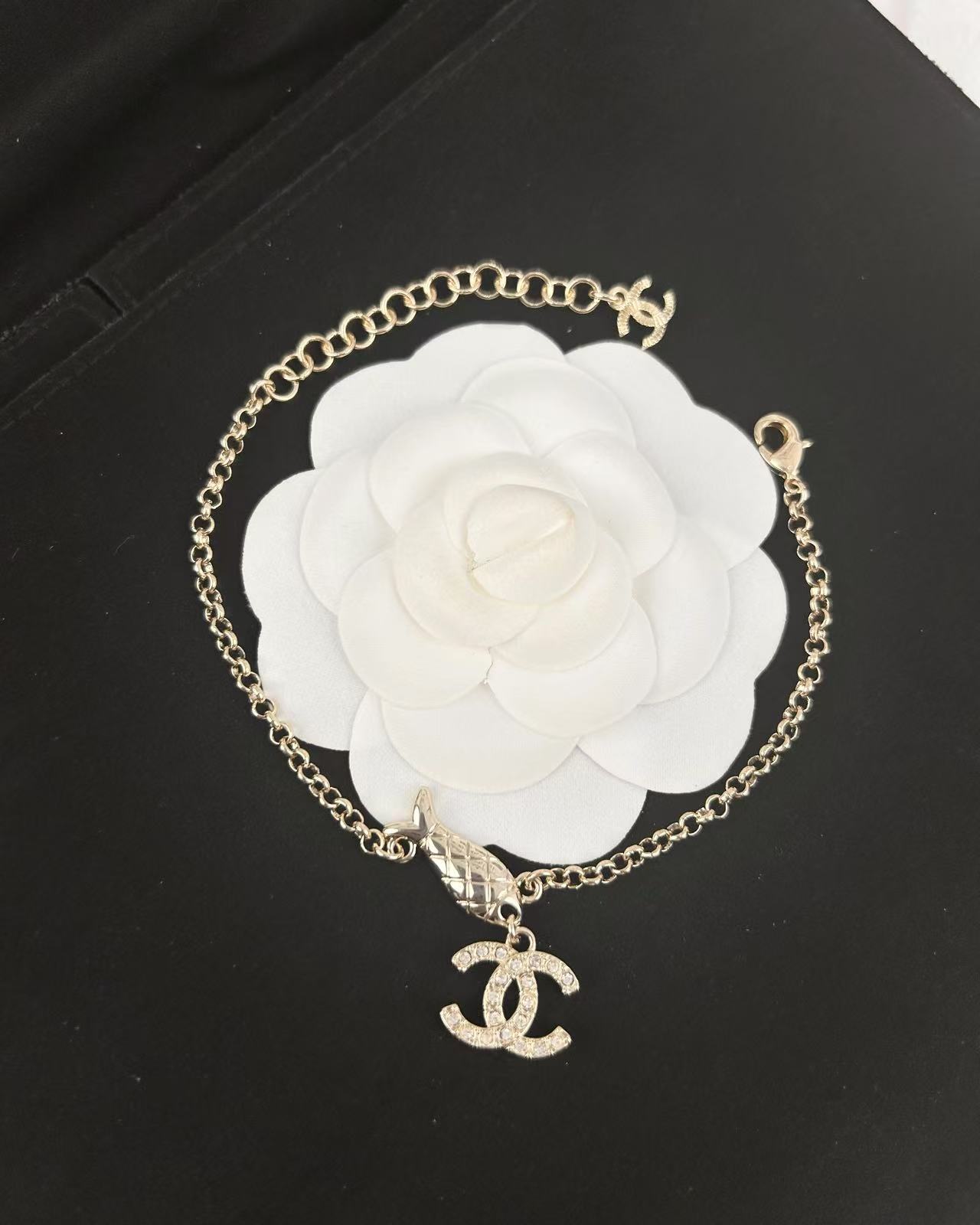Chanel Light Gold Fish Bracelet - Original Replica Club