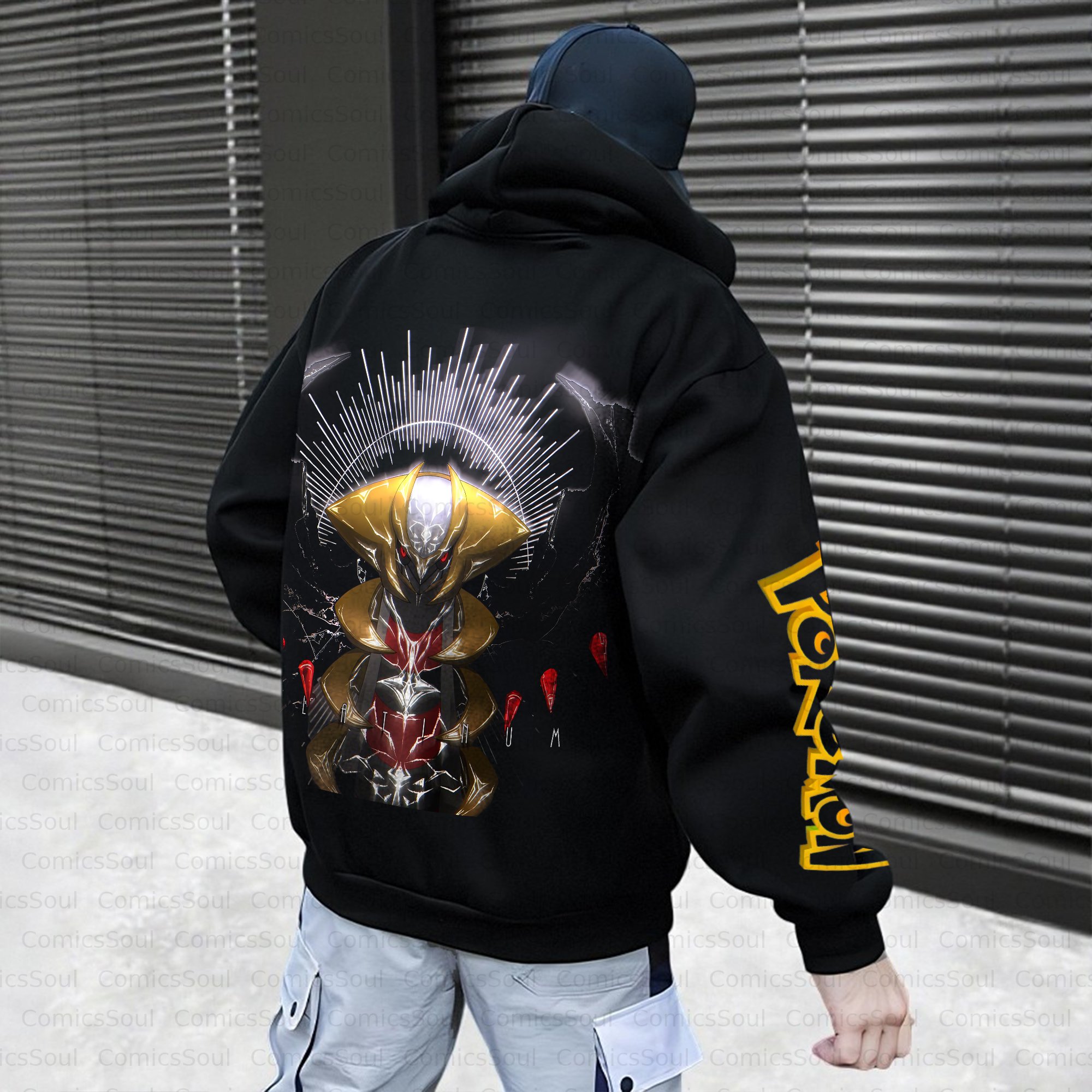 Unisex Anime Inspired Vintage Plush Hoodie