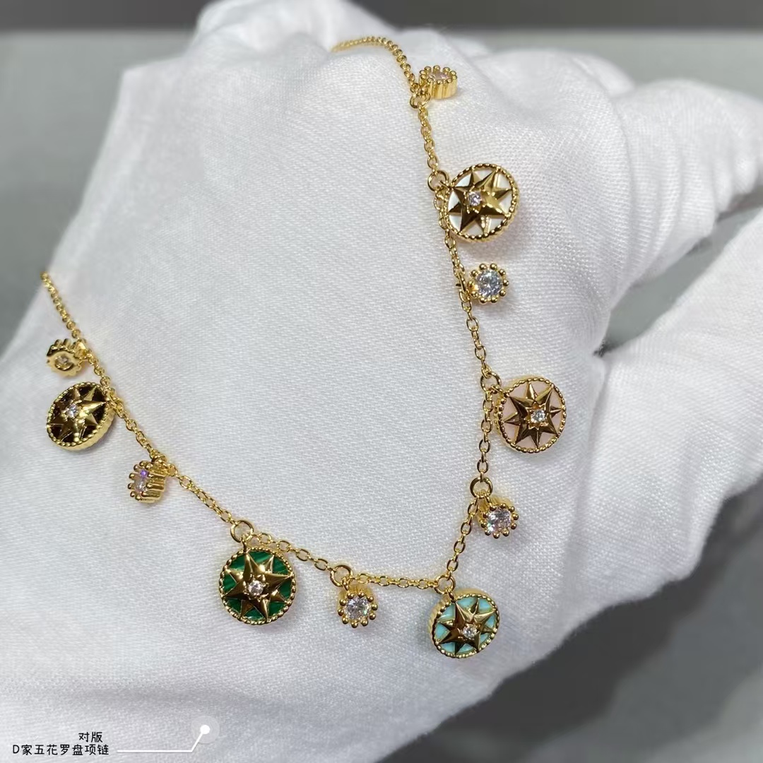 Dior Rose Des Vents Necklace - Original Replica Club
