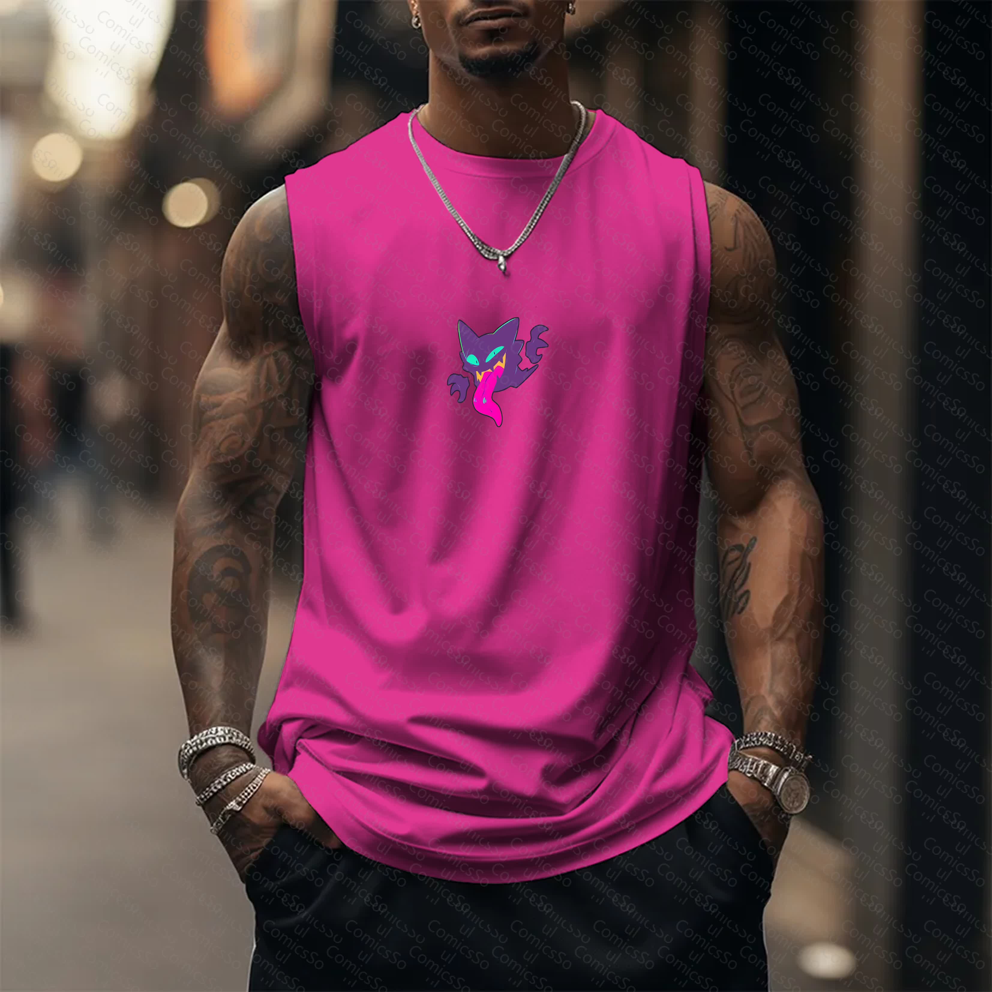 Unisex  “Comicssoul” Casual Anime  Tank Top TeeThreads Sustain the Scene with Custom Apparel