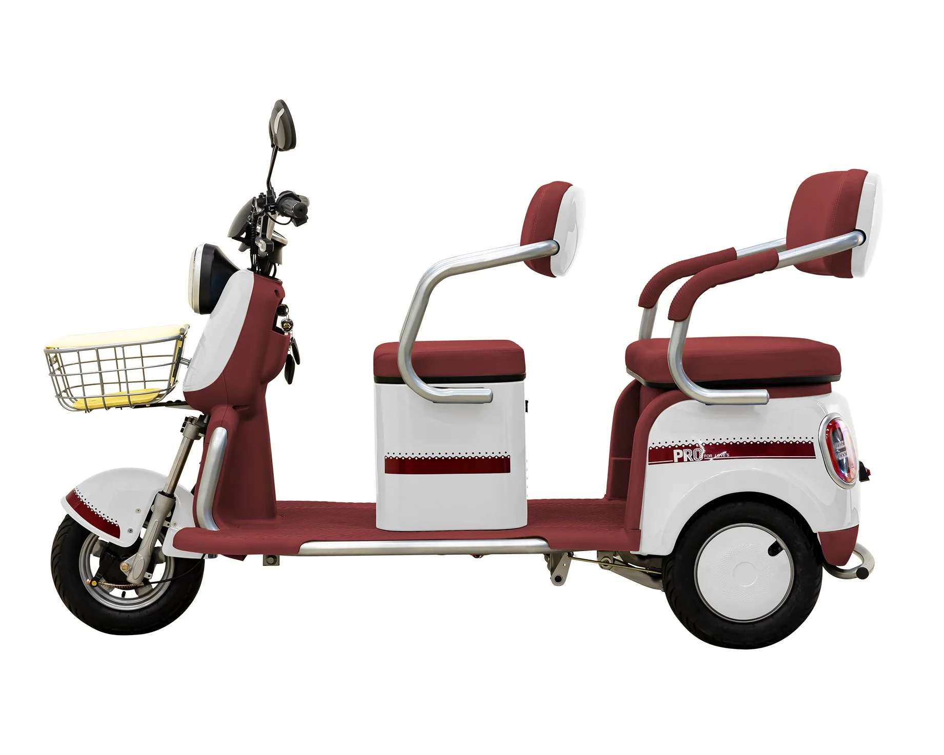 Massimo MGC E-Trike 3-Wheel Electric Cart – 17 MPH, 2-Seater Adult Scooter – Blue - Image 49