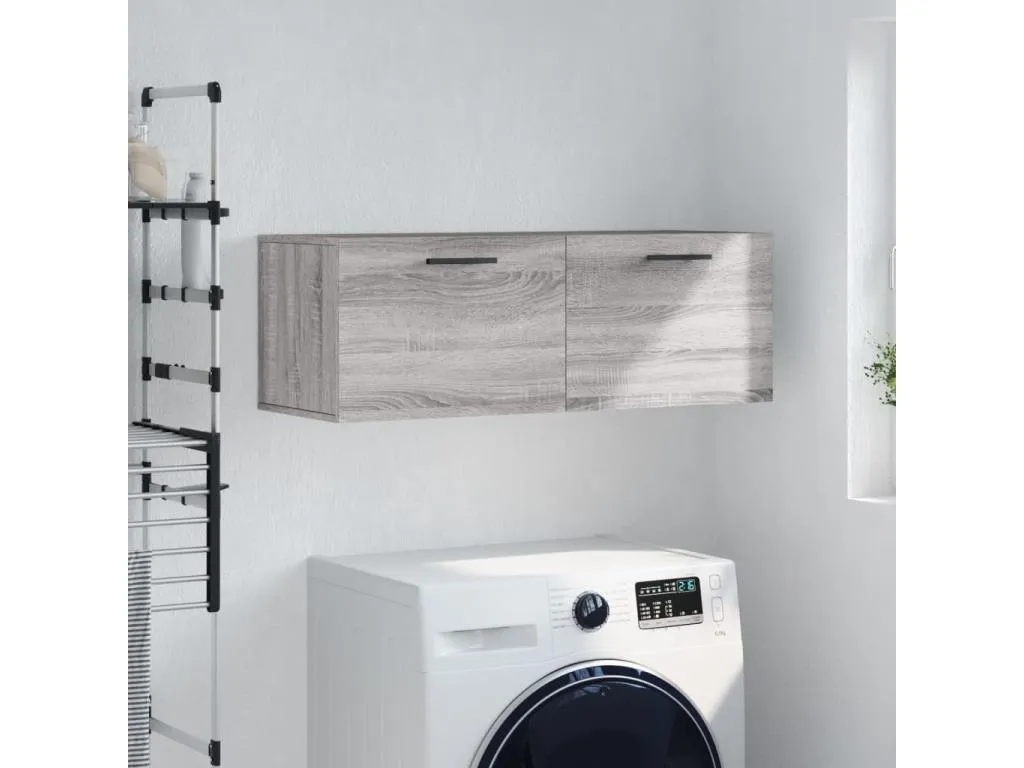 Sancaldeco Armario de pared Sancaldeco ingeniería gris Sancaldeco 100x36.5x35 cm AFXT62835